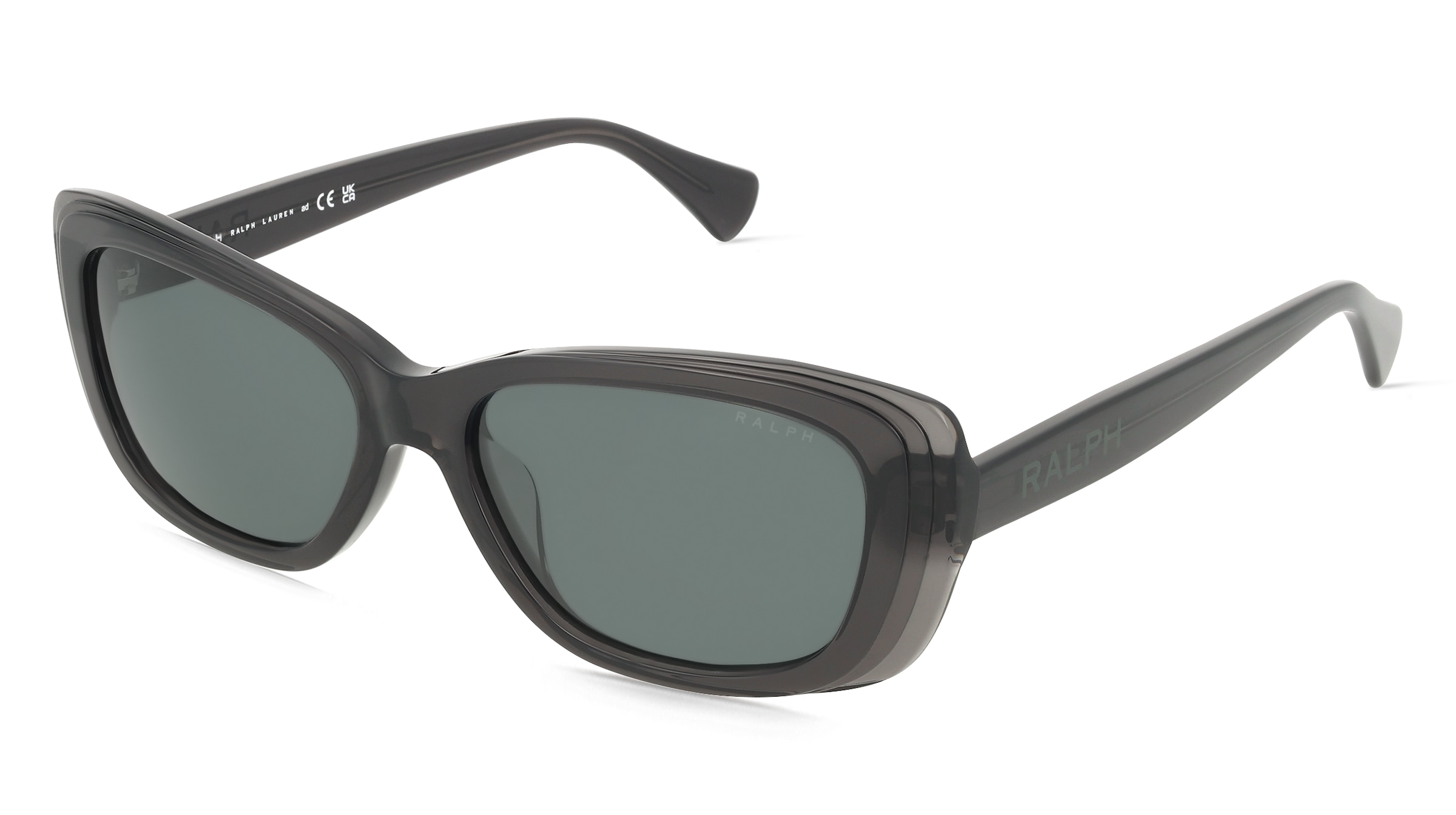 Ralph RA5322U Damen-Sonnenbrille Vollrand Quadratisch Acetat-Gestell, Schwarz