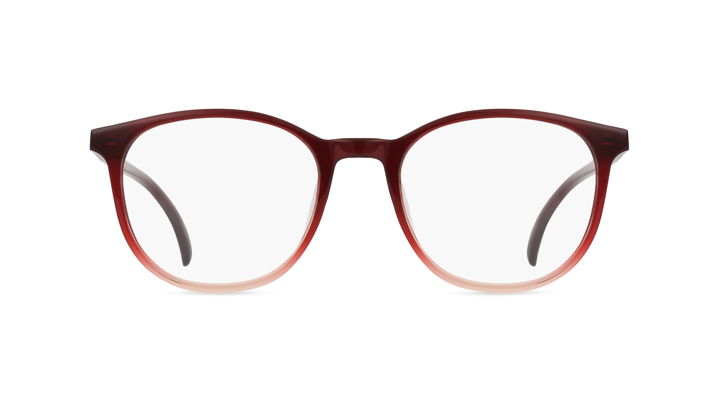 Fielmann LN 028 CL Damen-Brille inkl. Gläser Vollrand Panto Acetat-Gestell 51mm/19mm/145mm, rot