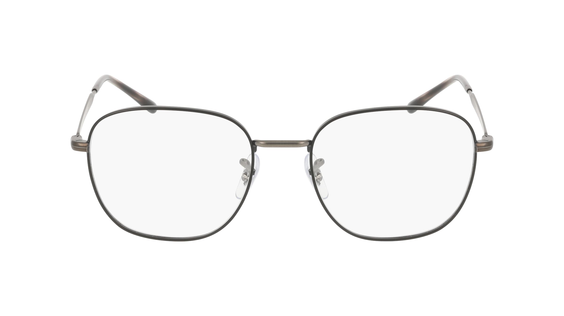 Ray-Ban RX6534 Unisex-Brille inkl. Gläser Vollrand Eckig Metall-Gestell 53mm/19mm/145mm, Schwarz