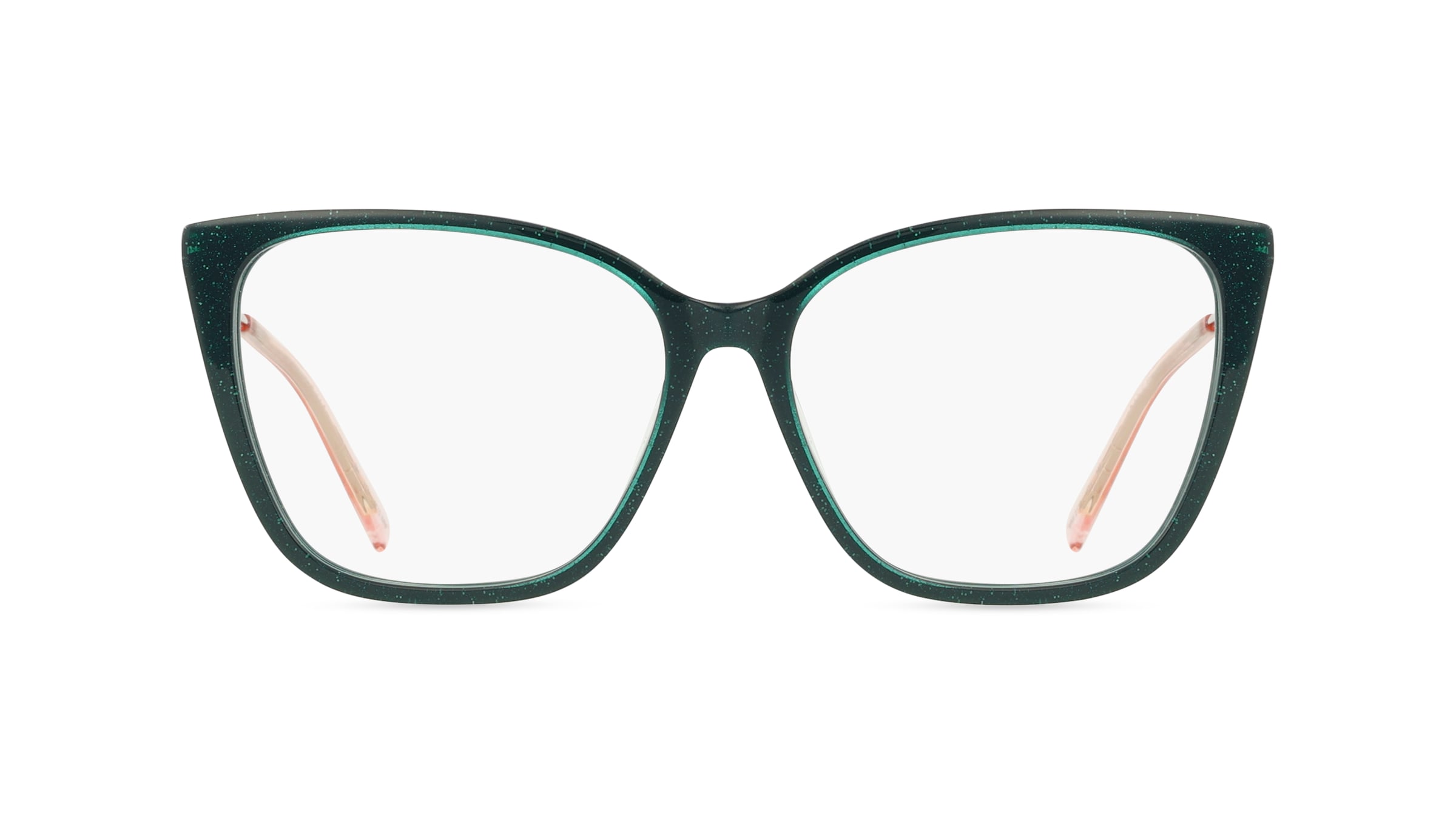 Missoni MMI 0123 Damen-Brille inkl. Gläser Vollrand Eckig Acetat-Gestell 54mm/15mm/145mm, grün