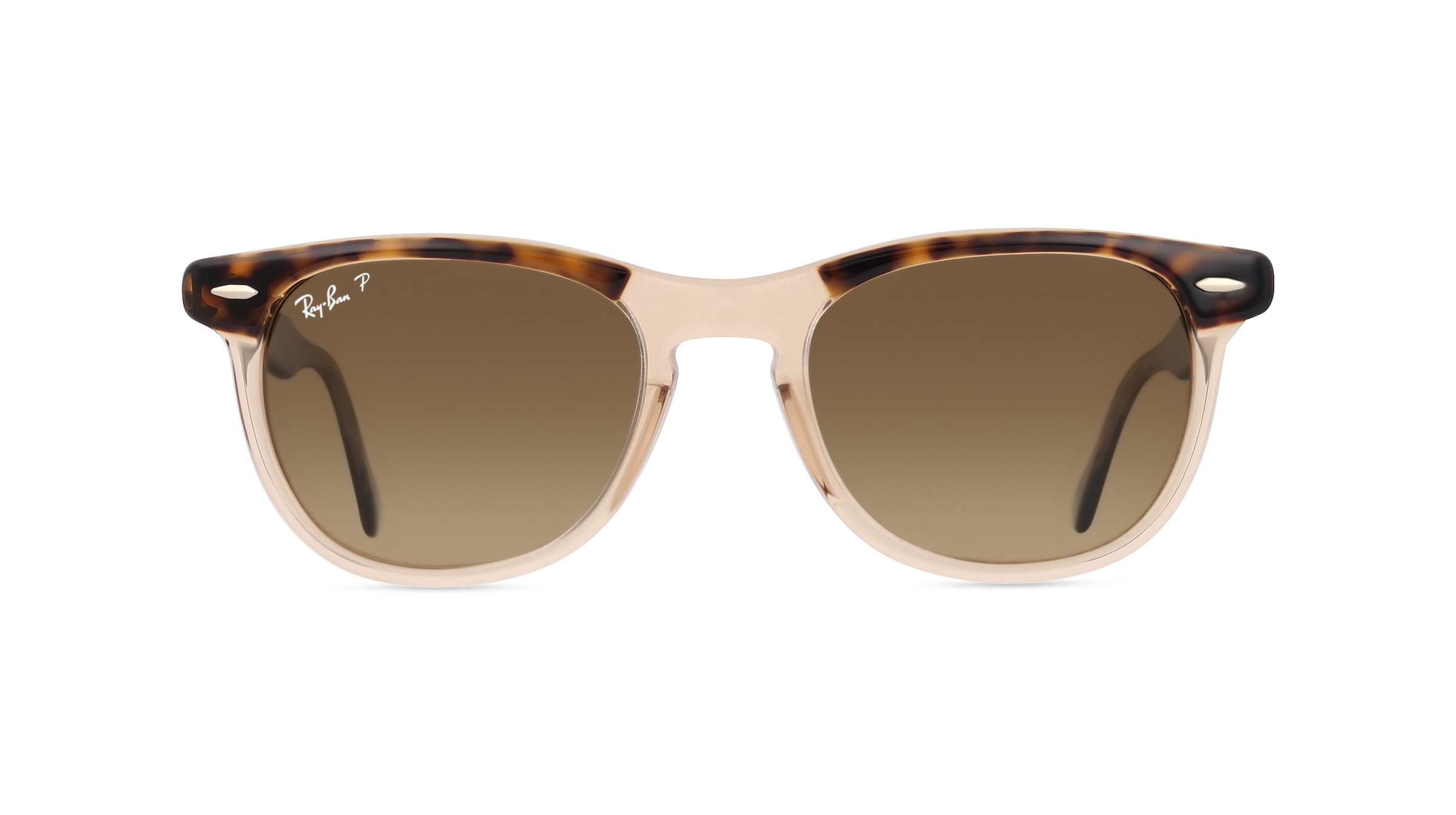 Ray-Ban RB2398 Unisex-Sonnenbrille Vollrand Browline Acetat-Gestell, braun