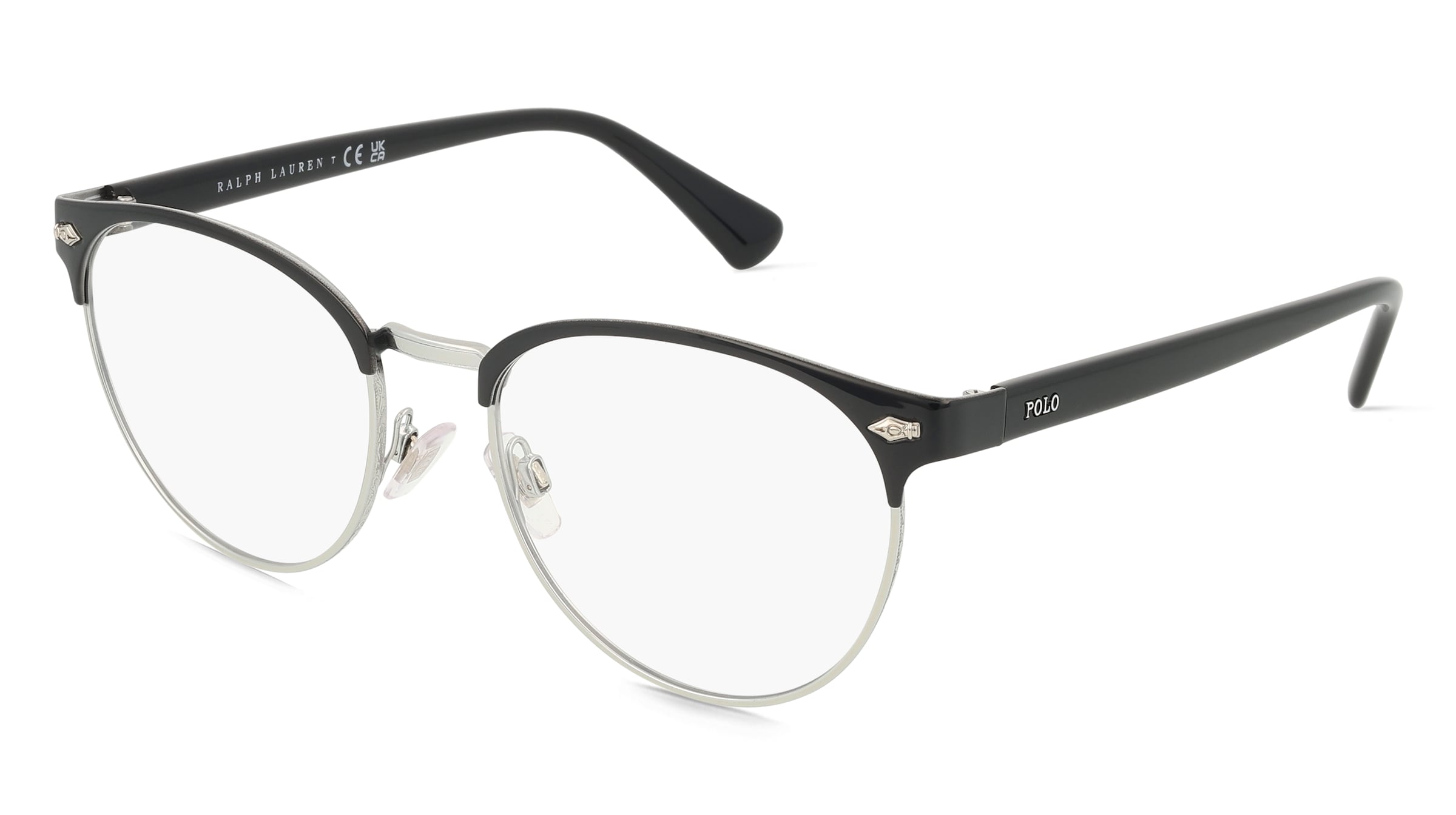 Polo Ralph Lauren 0PH1226 Herren-Brille inkl. Gläser Vollrand Panto Metall-Gestell 54/19/145, Schwarz