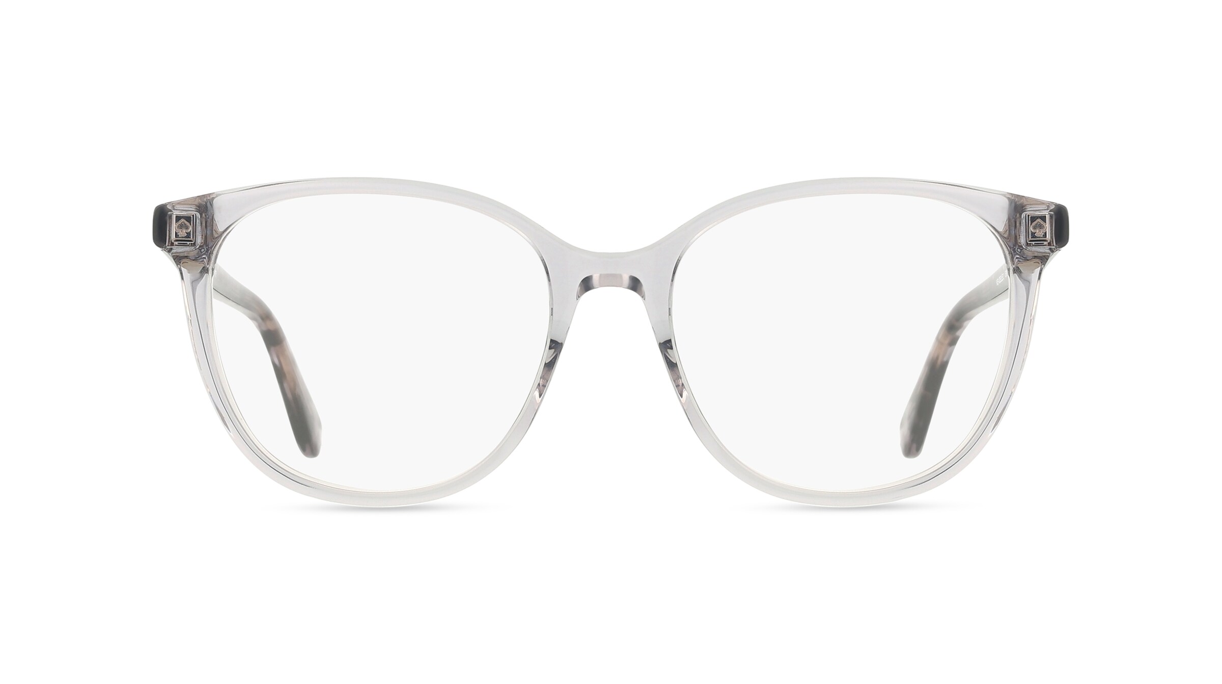 Kate Spade KS ADELLE 2 Damen-Brille inkl. Gläser Vollrand Eckig Acetat-Gestell 51mm/17mm/140mm, Transparent