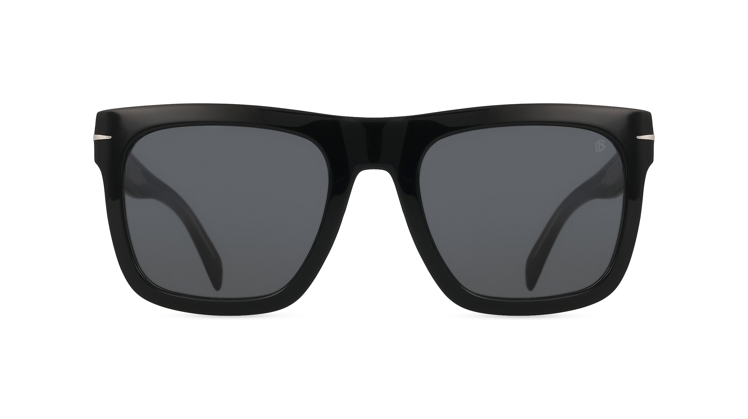 David Beckham DB 7000/S FLAT Herren-Sonnenbrille Vollrand Eckig Acetat-Gestell, schwarz