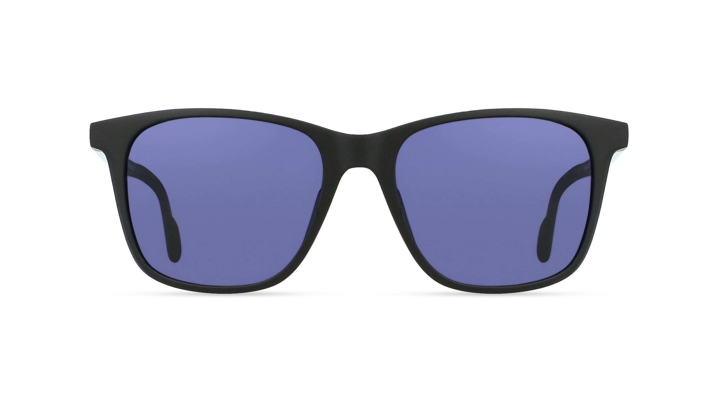 Adidas SP0051 Herren-Sonnenbrille Vollrand Eckig Kunststoff-Gestell, schwarz