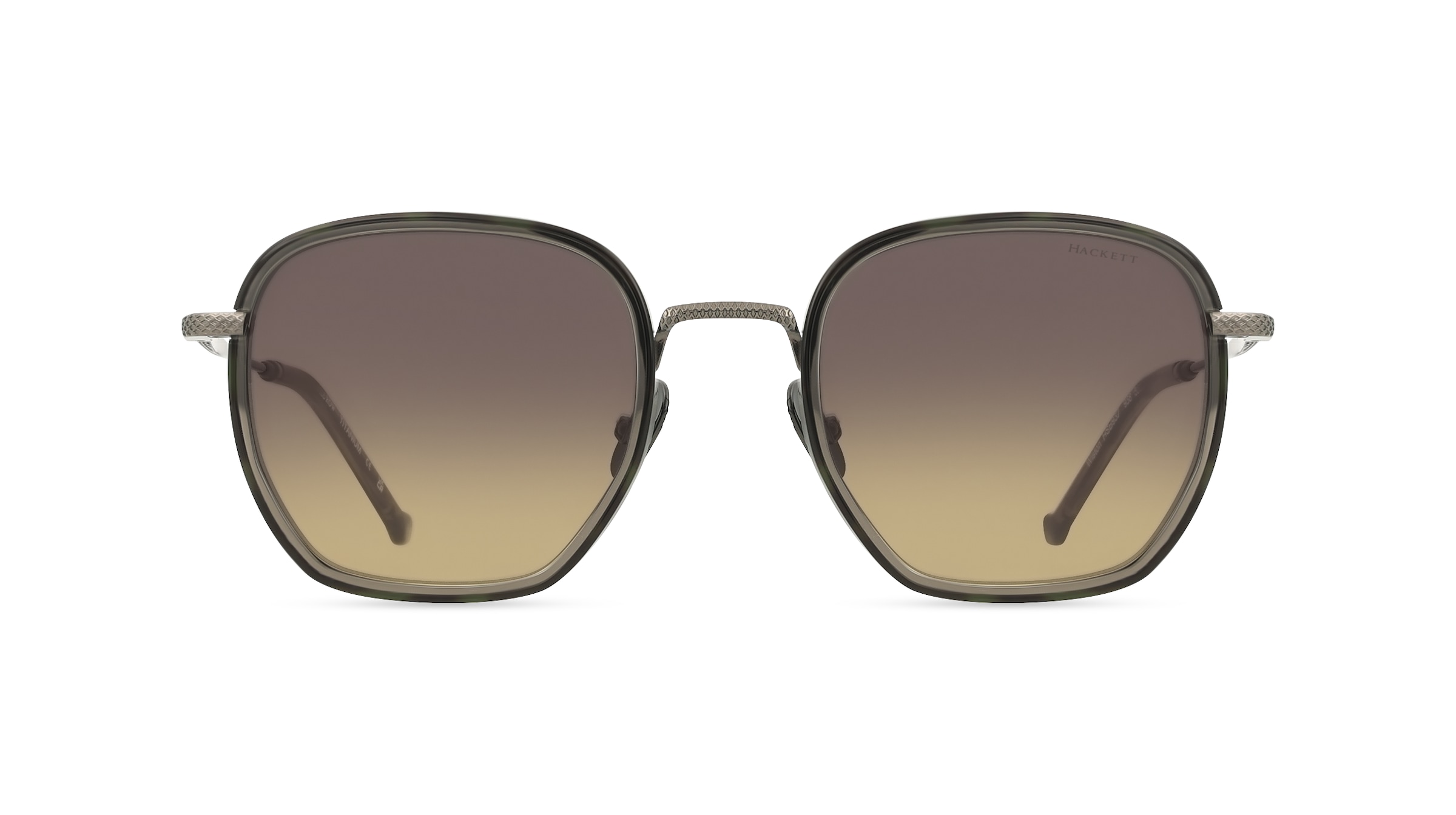 Hackett 932 Herren-Sonnenbrille Vollrand Eckig Titan-Gestell, grün