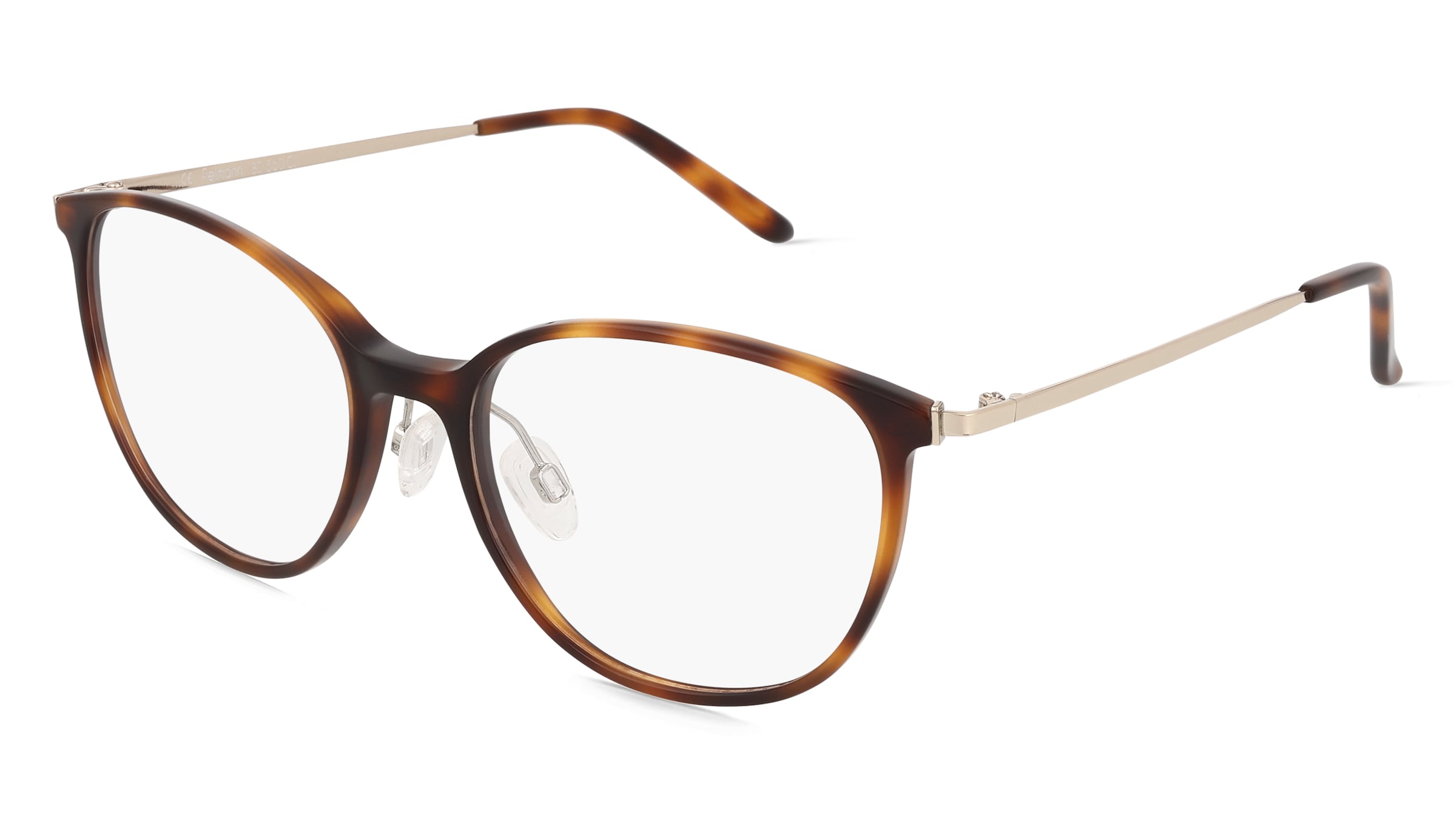 Fielmann BD 560 CL Damen-Brille inkl. Gläser Vollrand Oval Acetat-Gestell 53/17/140, Gold