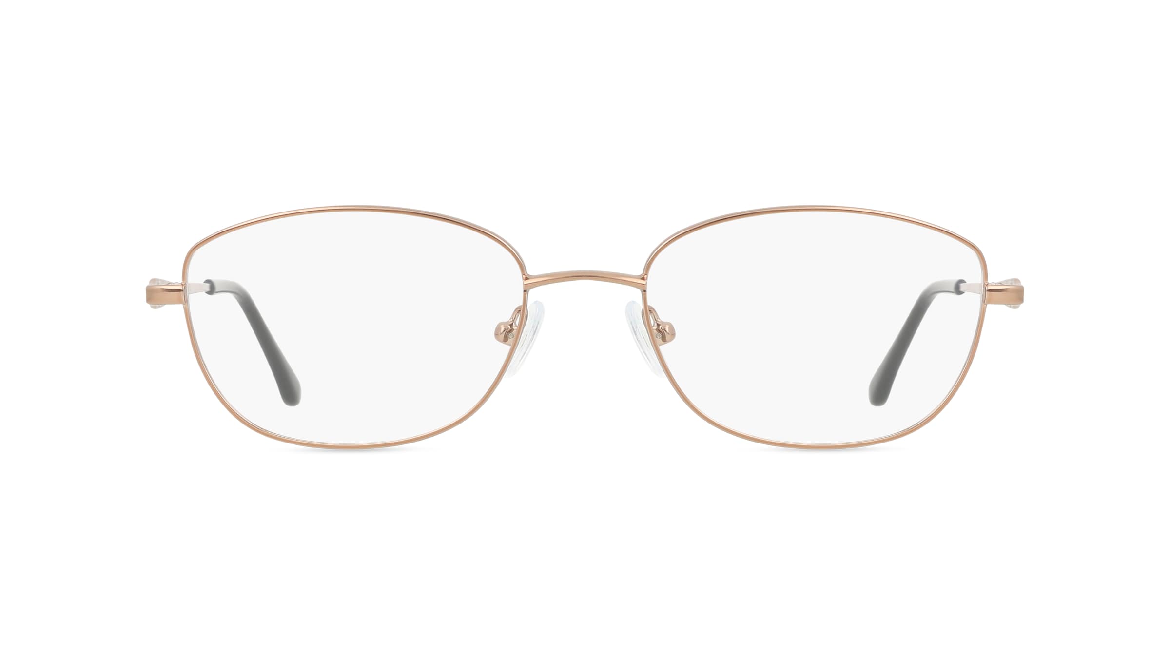 Fielmann MC 606 CL Damen-Brille inkl. Gläser Vollrand Eckig Edelstahl-Gestell 49mm/17mm/135mm, gold