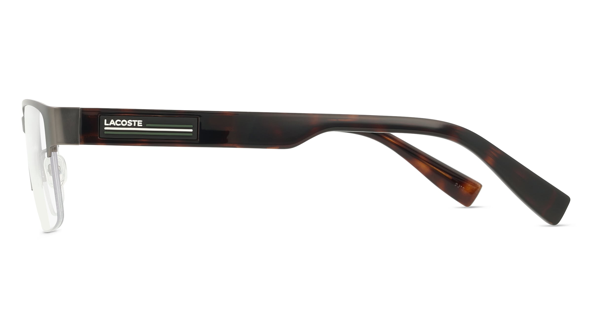 Thumbnail - Lacoste L2299 Herren-Brille inkl. Gläser Vollrand Eckig Metall-Gestell 54mm/19mm/145mm, grau