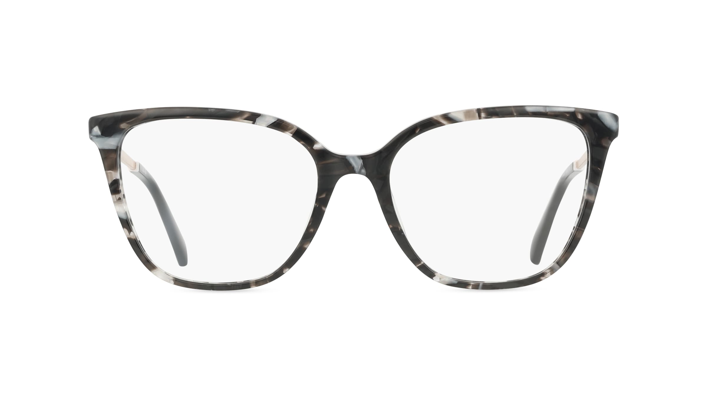 Nina Ricci NRIVNR307 Damen-Brille inkl. Gläser Vollrand Butterfly Material Mix-Gestell 53mm/17mm/135mm, schwarz