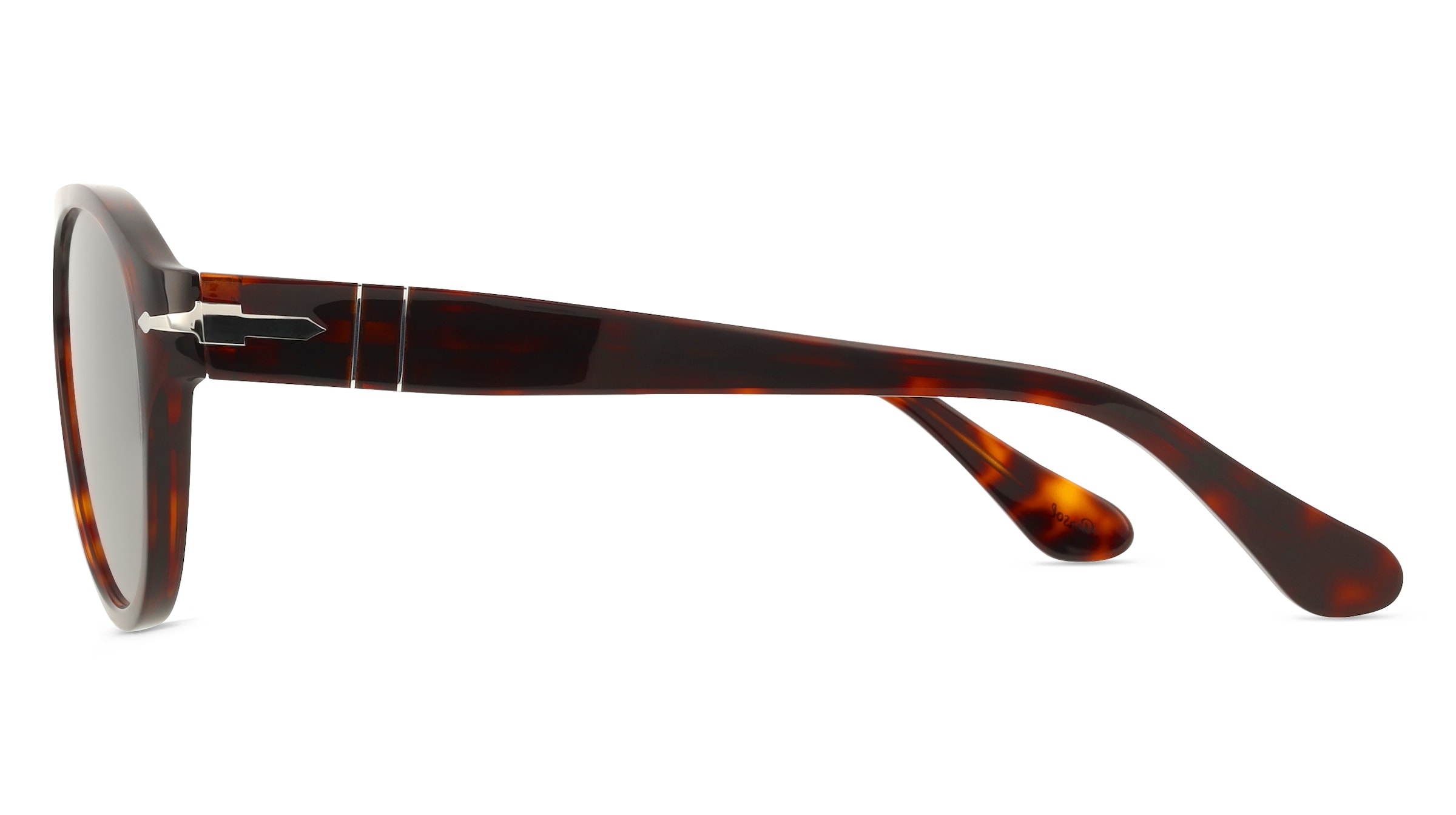 Thumbnail - Persol PO3370S Unisex-Sonnenbrille Vollrand Pilot Acetat-Gestell, braun
