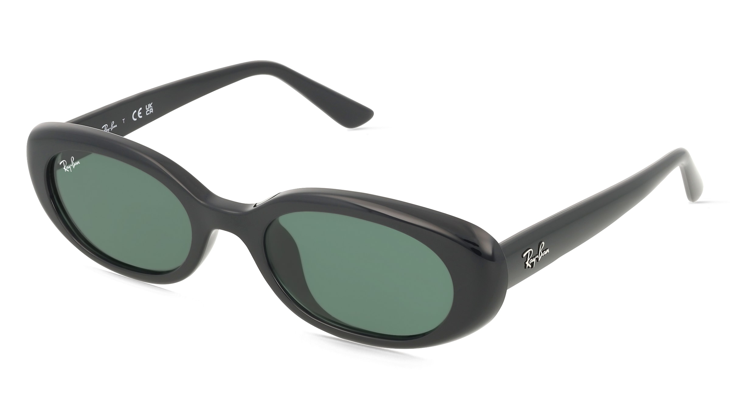 Ray-Ban 0RB4441D Unisex-Sonnenbrille Vollrand Quadratisch Kunststoff-Gestell, Schwarz