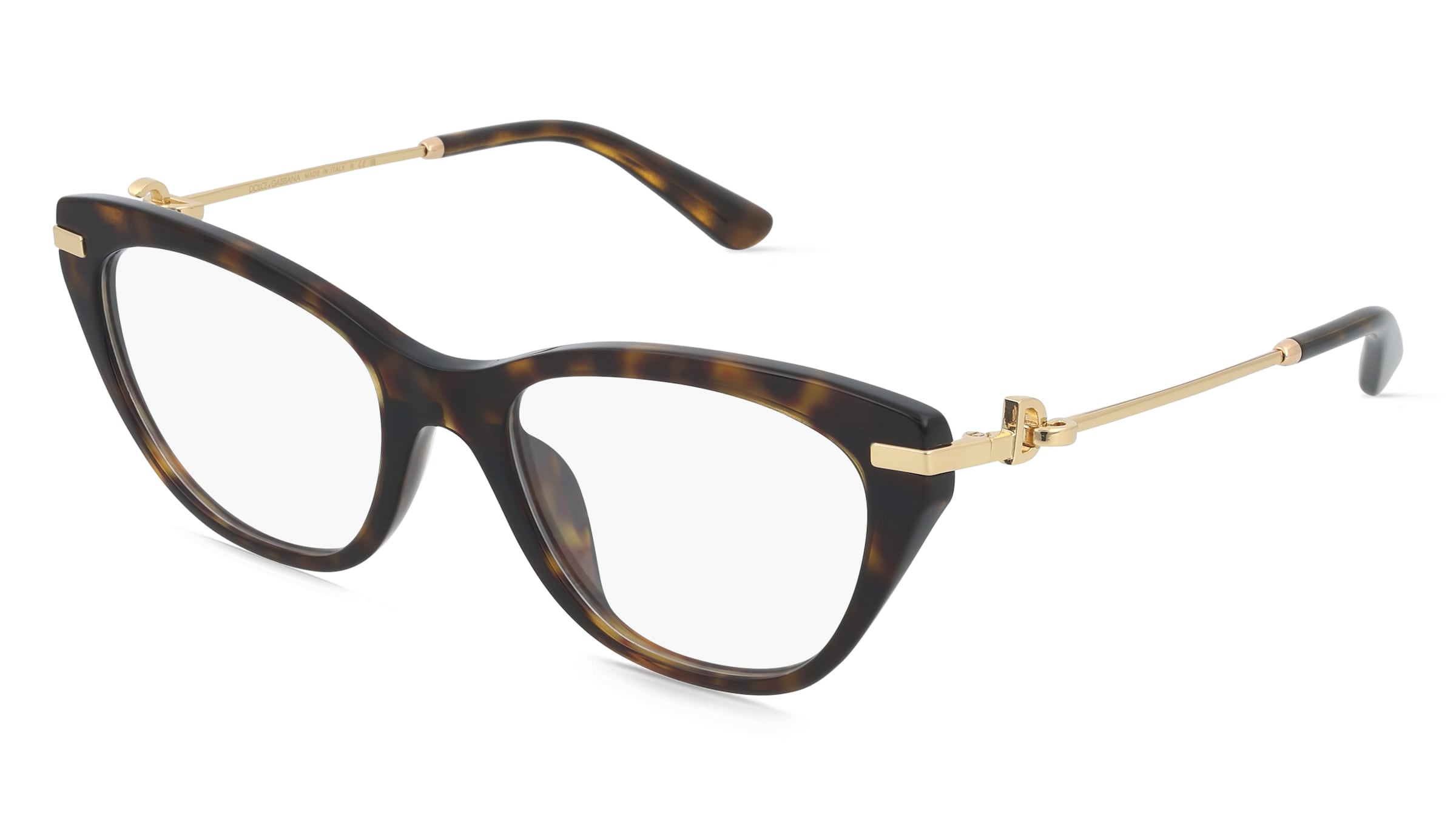 Dolce&amp;Gabbana 0DG3428 Damen-Brille inkl. Gläser Vollrand Butterfly Acetat-Gestell 53/19/140, Havanna