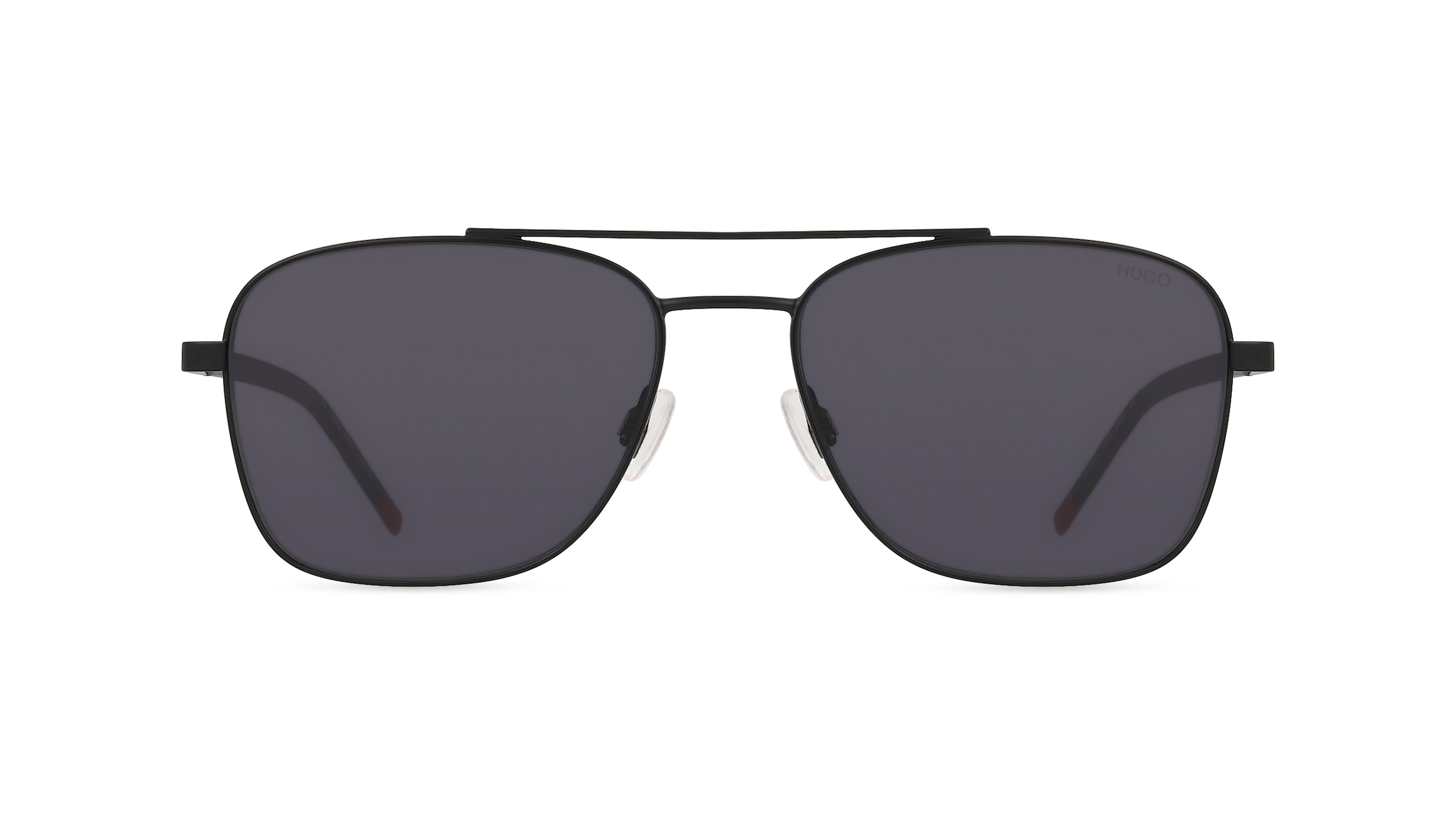 Hugo HG 1269/S Herren-Sonnenbrille Vollrand Pilot Metall-Gestell, Schwarz