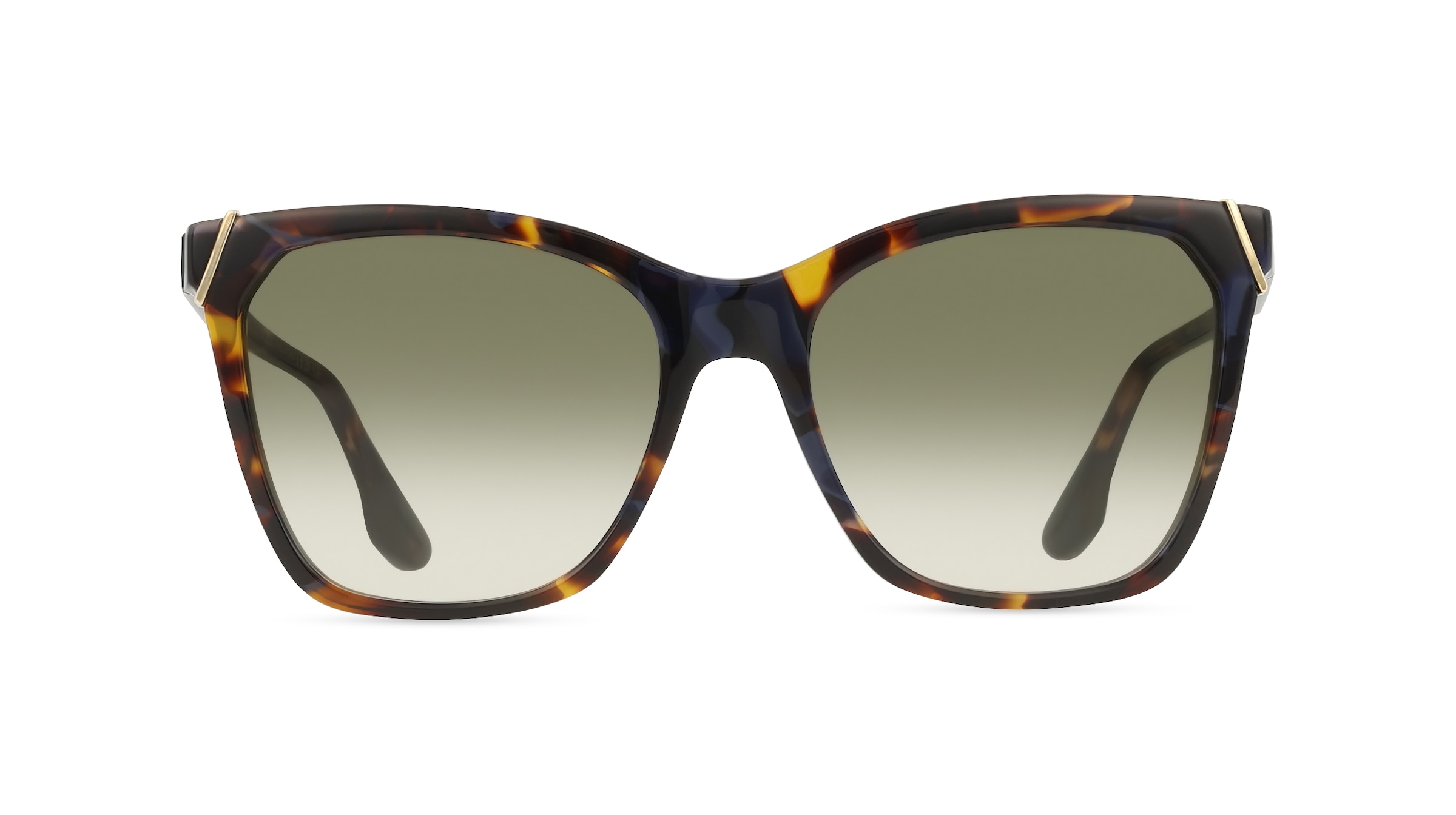 Victoria Beckham VB640S Damen-Sonnenbrille Vollrand Eckig Acetat-Gestell, braun