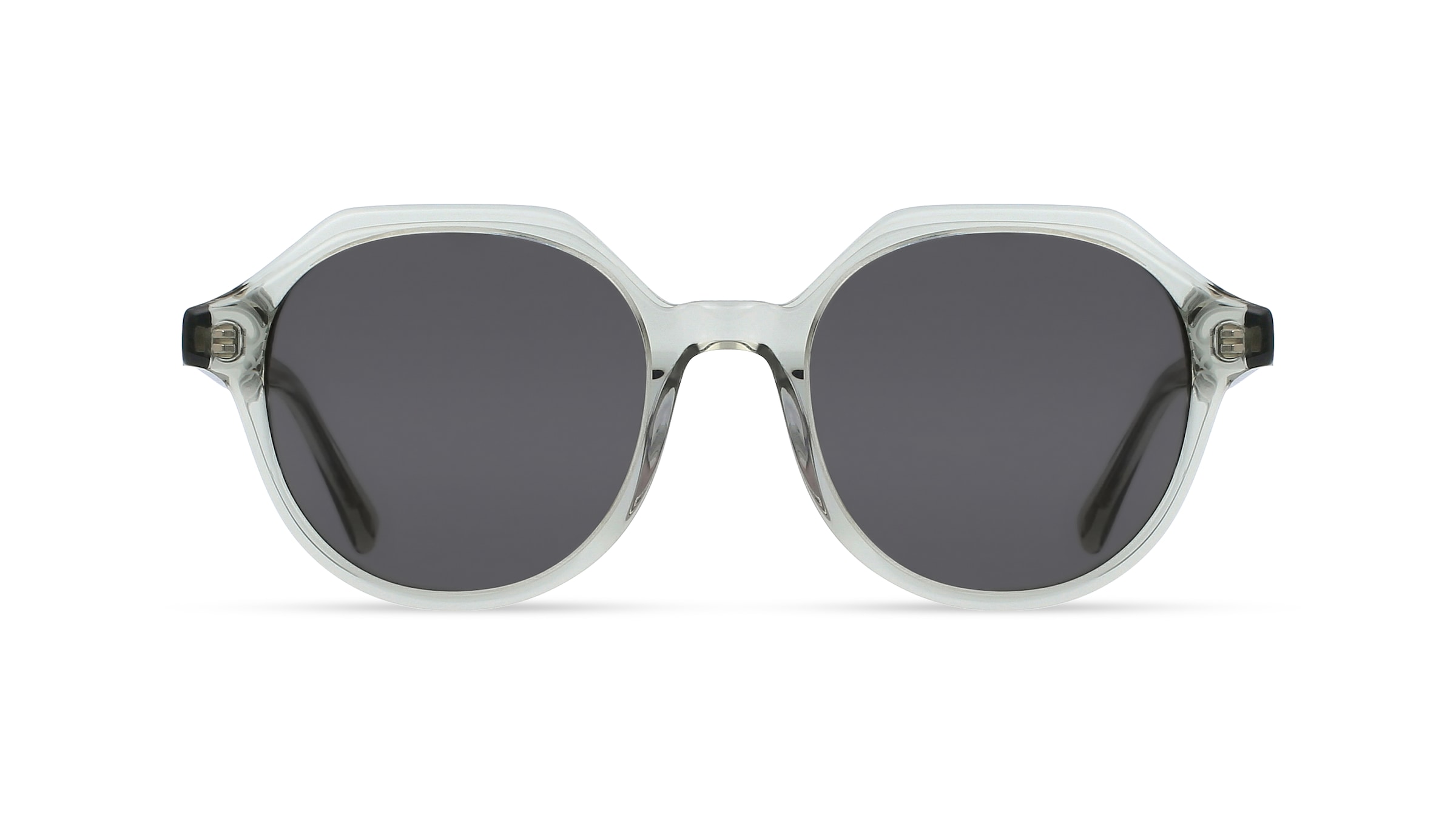 Scotch & Soda SS 7024 Unisex-Sonnenbrille Vollrand Oval Kunststoff-Gestell, grau