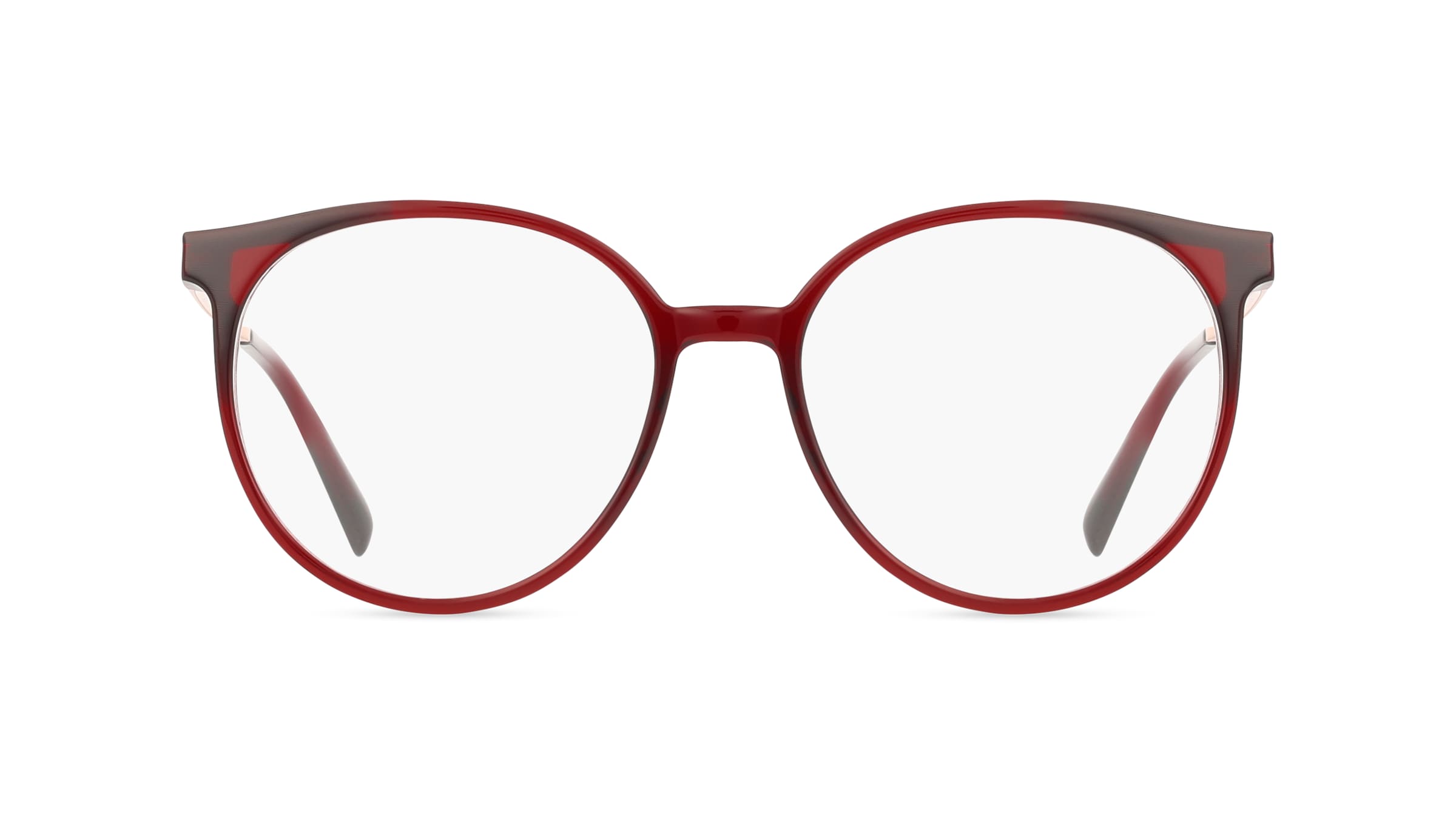 Bogner 2018 Damen-Brille inkl. Gläser Vollrand Rund Acetat-Gestell 53mm/17mm/135mm, rot