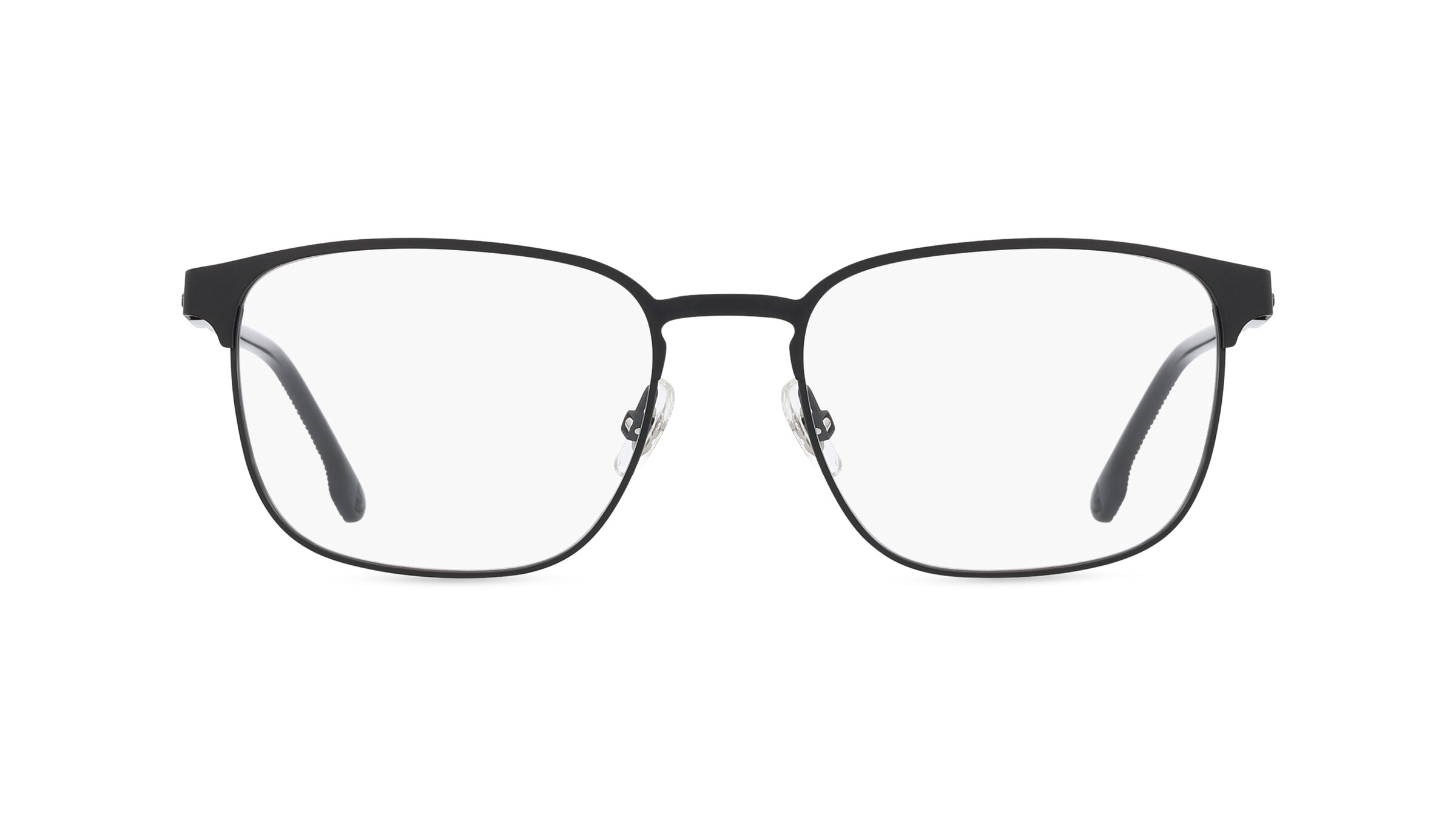 Carrera 253 Herren-Brille inkl. Gläser Vollrand Eckig Metall-Gestell 53mm/19mm/145mm, schwarz