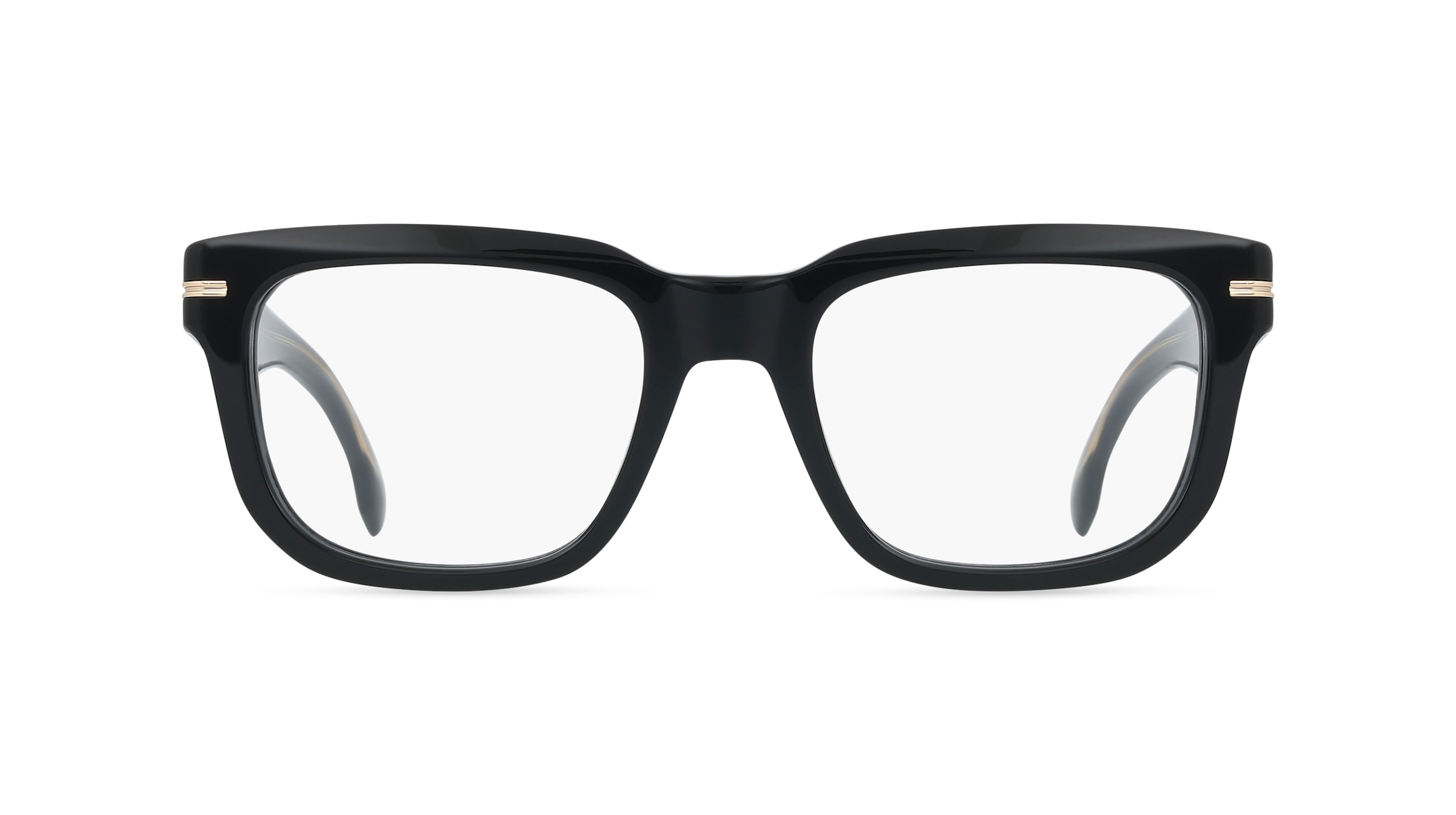 Boss 1746/G Herren-Brille inkl. Gläser Vollrand Eckig Acetat-Gestell 53/20/150, schwarz