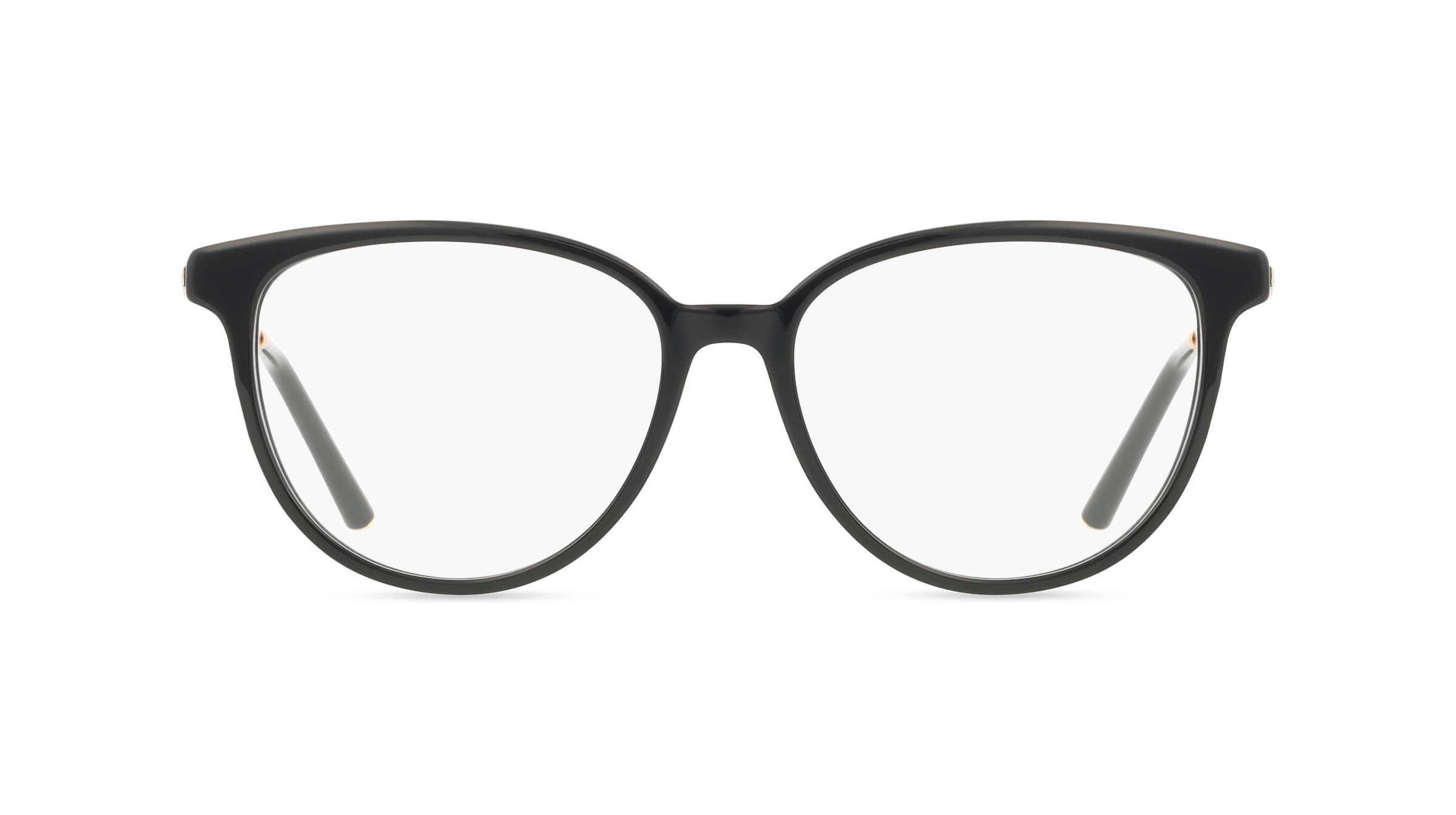 Escada VESE38 Damen-Brille inkl. Gläser Vollrand Butterfly Acetat-Gestell 52mm/15mm/140mm, schwarz