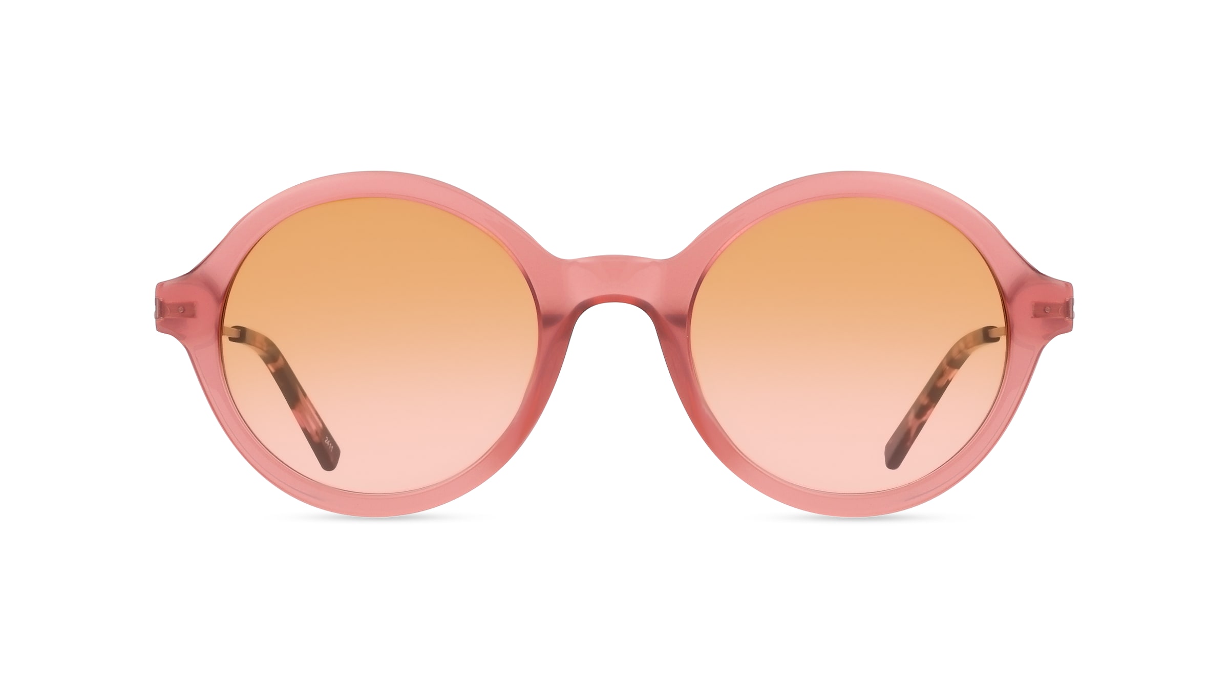 DKNY DK714S Damen-Sonnenbrille Vollrand Rund Acetat-Gestell, pink