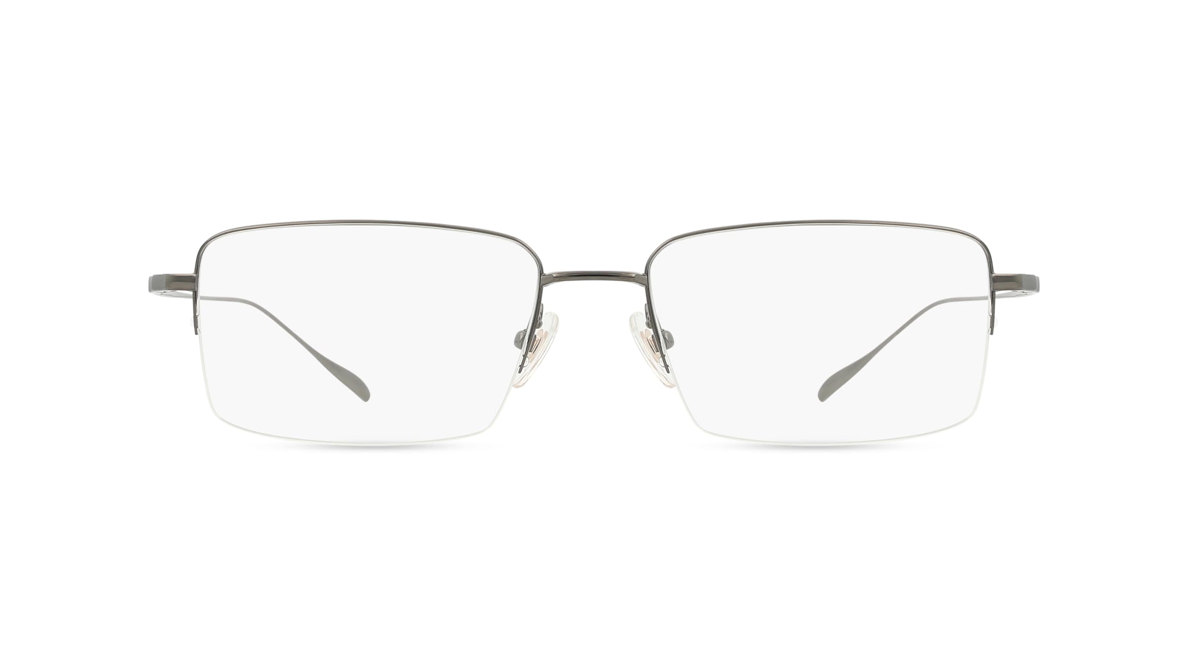 Fielmann TITANIUM 206 CL UWE Herren-Brille inkl. Gläser Halbrand Eckig Titan-Gestell 55mm/17mm/145mm, grau