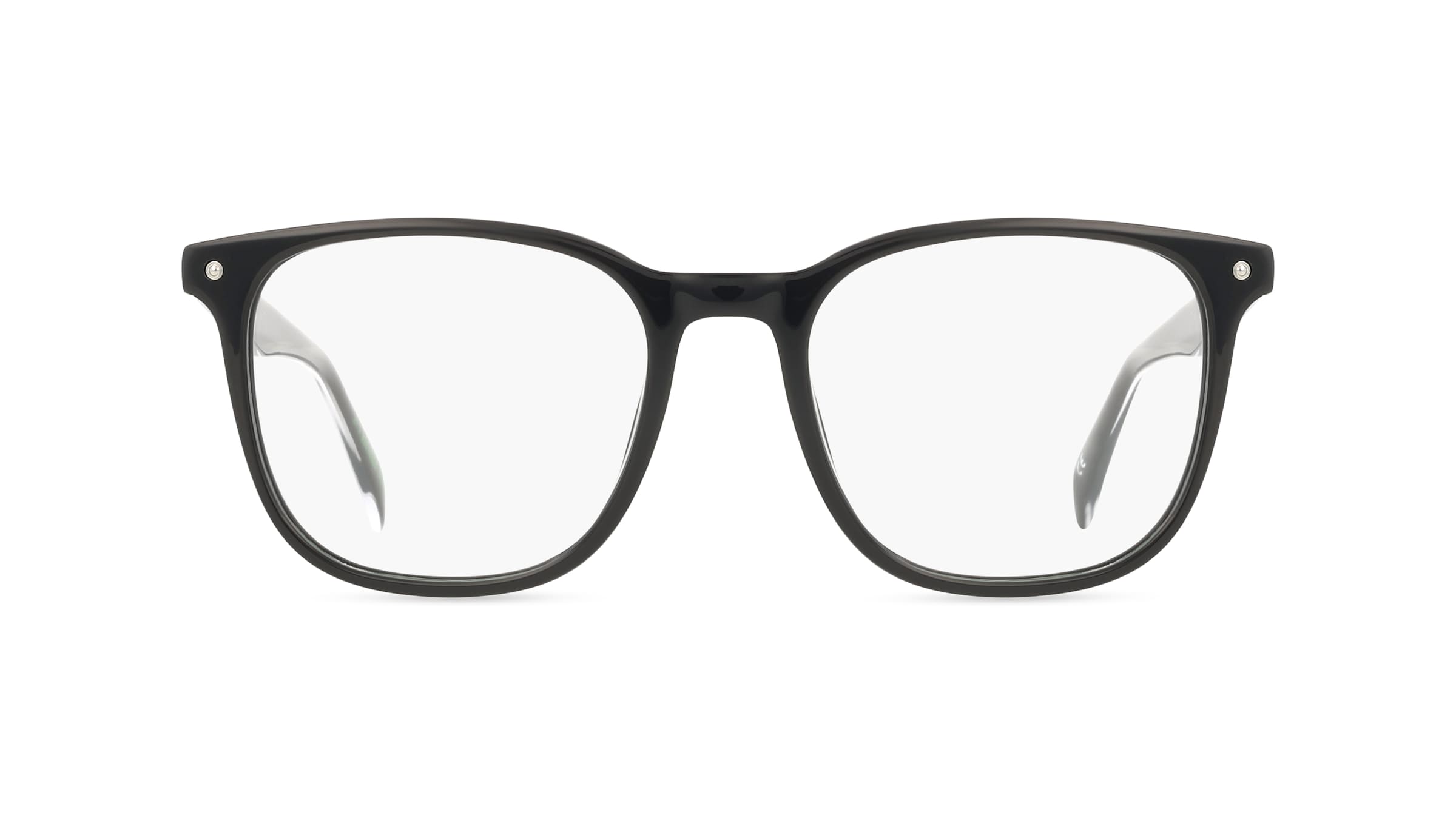 Levi’s 108638 Herren-Brille inkl. Gläser Vollrand Eckig Acetat-Gestell 43mm/19mm/145mm, schwarz