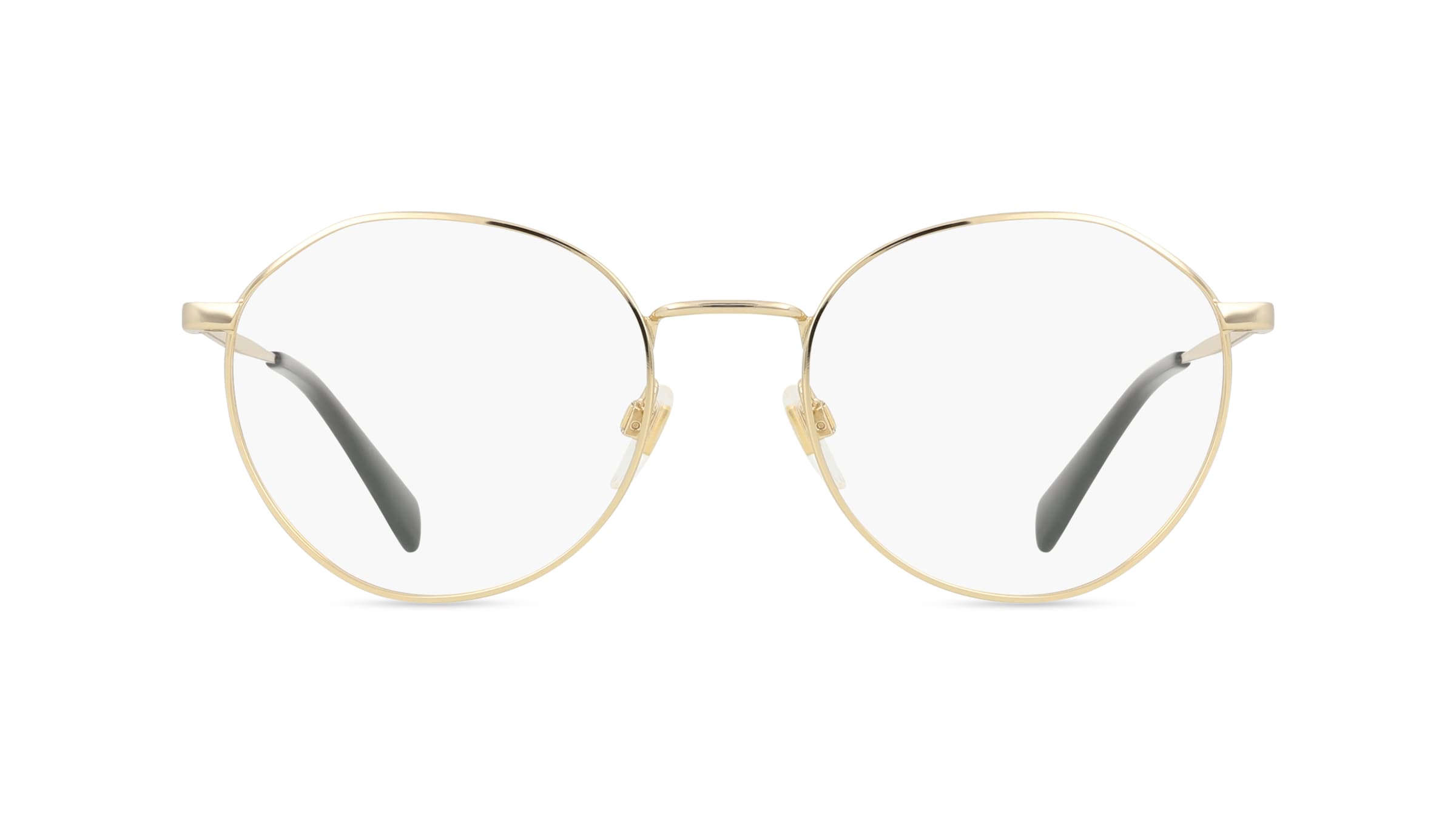 Levi's LV 1059 Unisex-Brille inkl. Gläser Vollrand Rund Metall-Gestell 53mm/19mm/140mm, gold