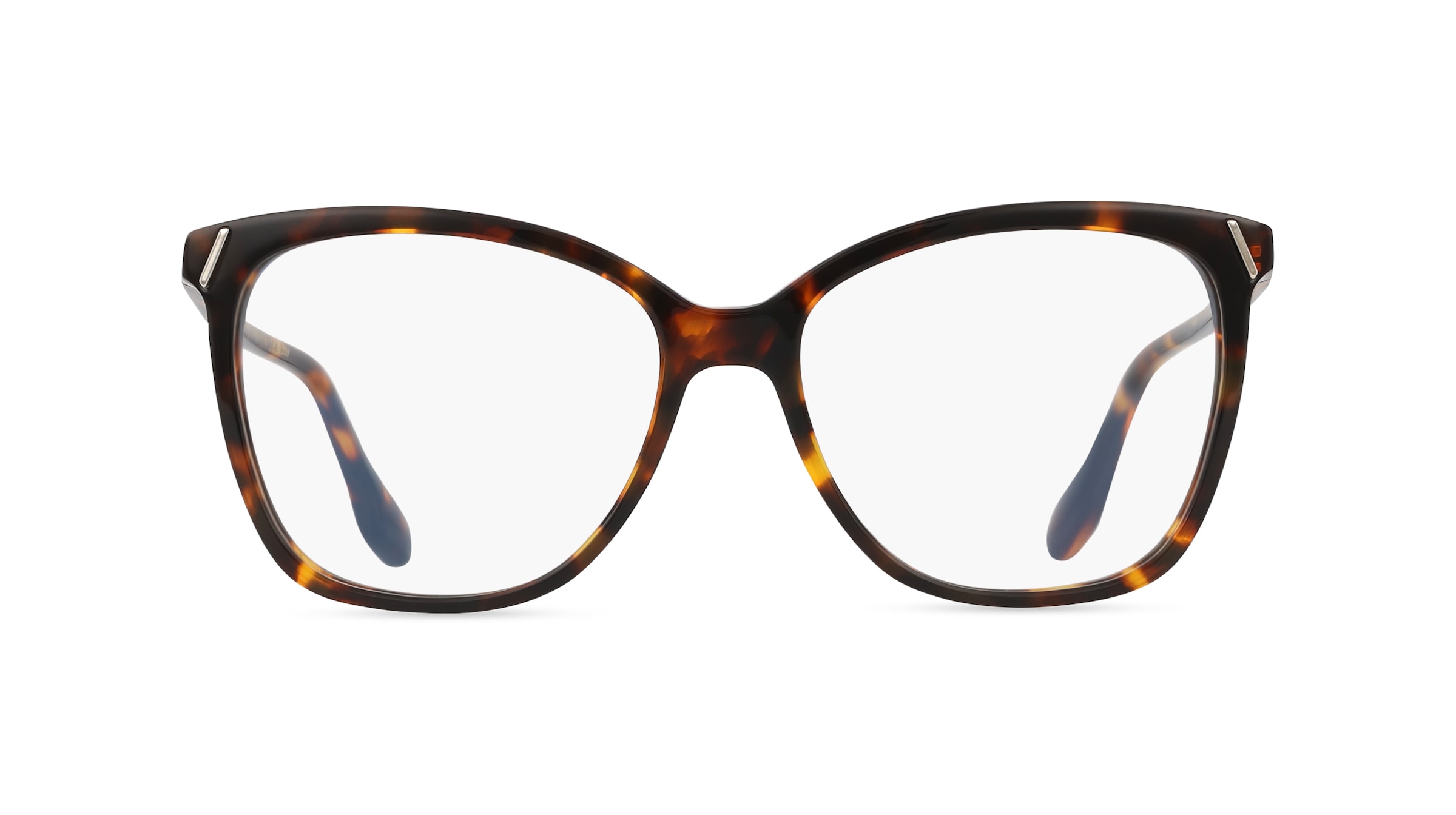 Victoria Beckham VB2641 Damen-Brille inkl. Gläser Vollrand Eckig Acetat-Gestell 55mm/16mm/140mm, braun