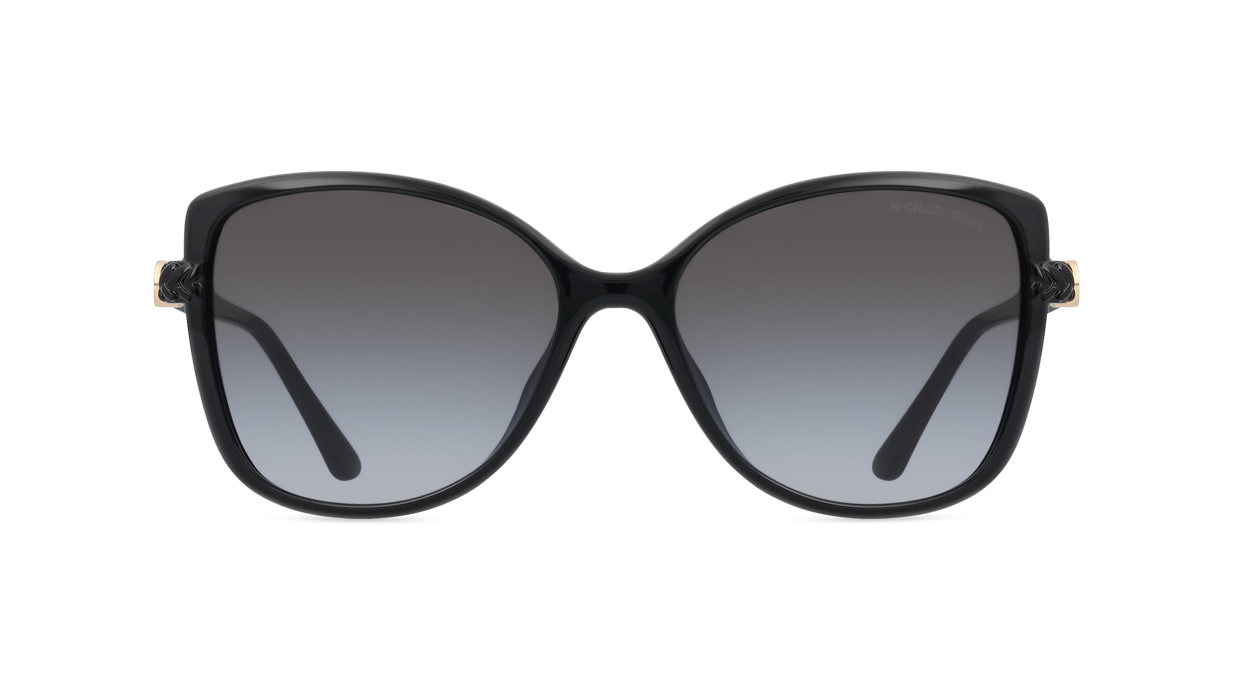 Michael Kors MK2181U Damen-Sonnenbrille Vollrand Butterfly Kunststoff-Gestell, schwarz