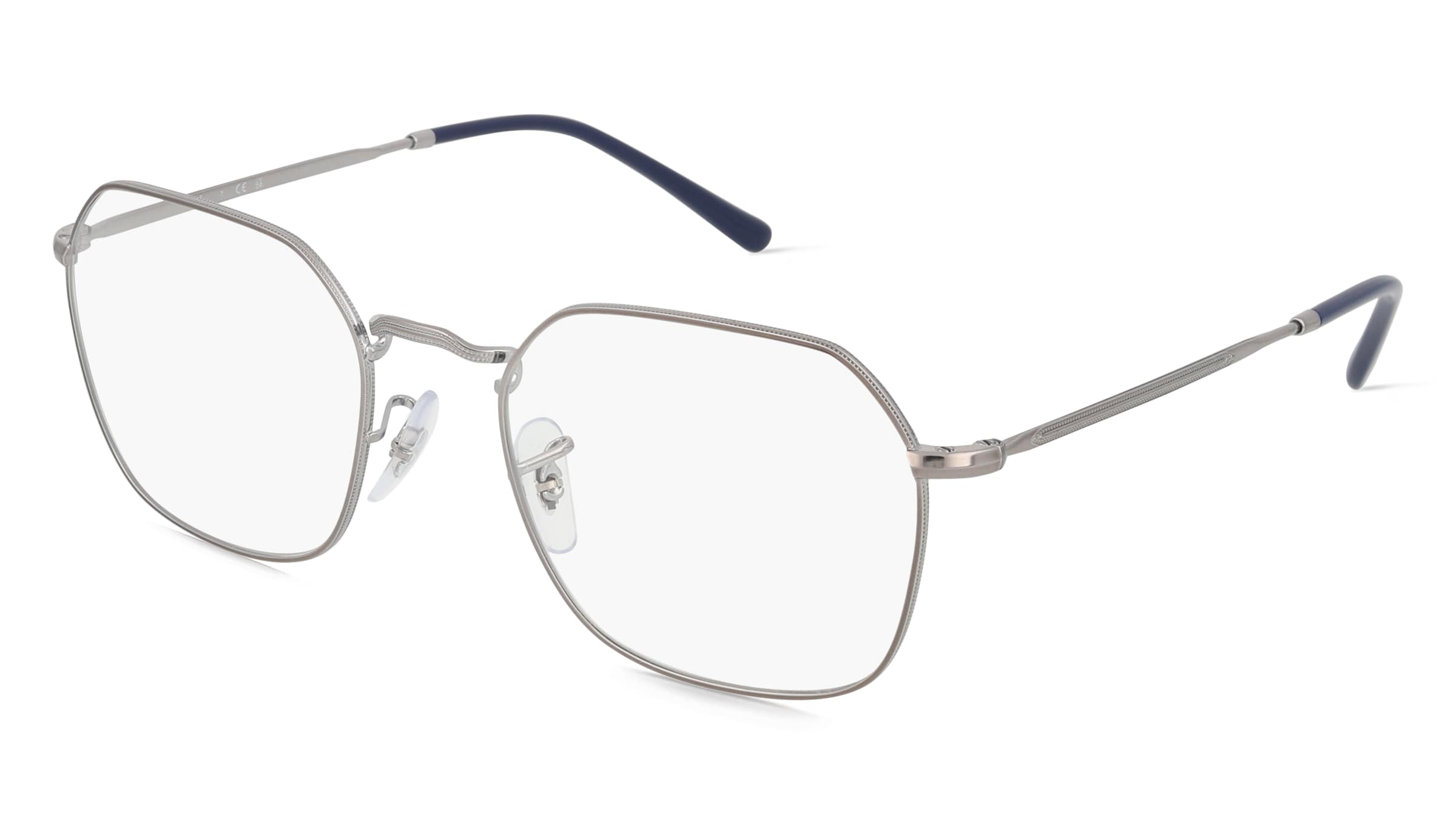 Ray-Ban RX3694V Unisex-Brille inkl. Gläser Vollrand Quadratisch Metall-Gestell 53/20/140, Grau