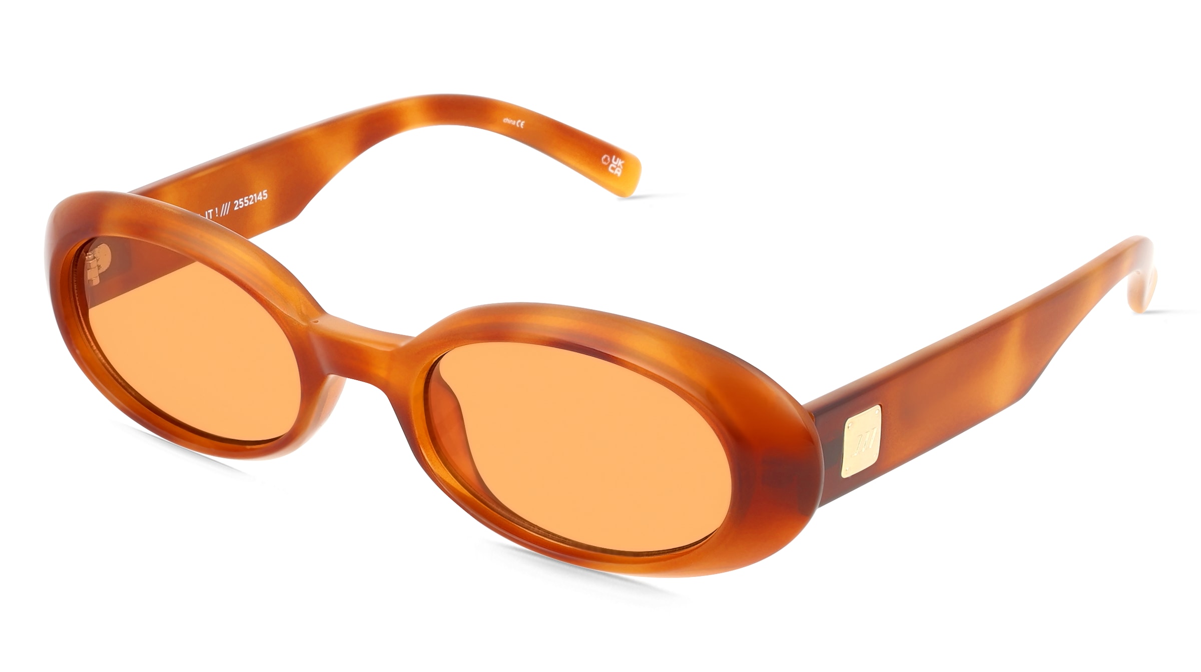 Le Specs LSP2552145 WORK IT! Unisex-Sonnenbrille Vollrand Oval Kunststoff-Gestell, Braun