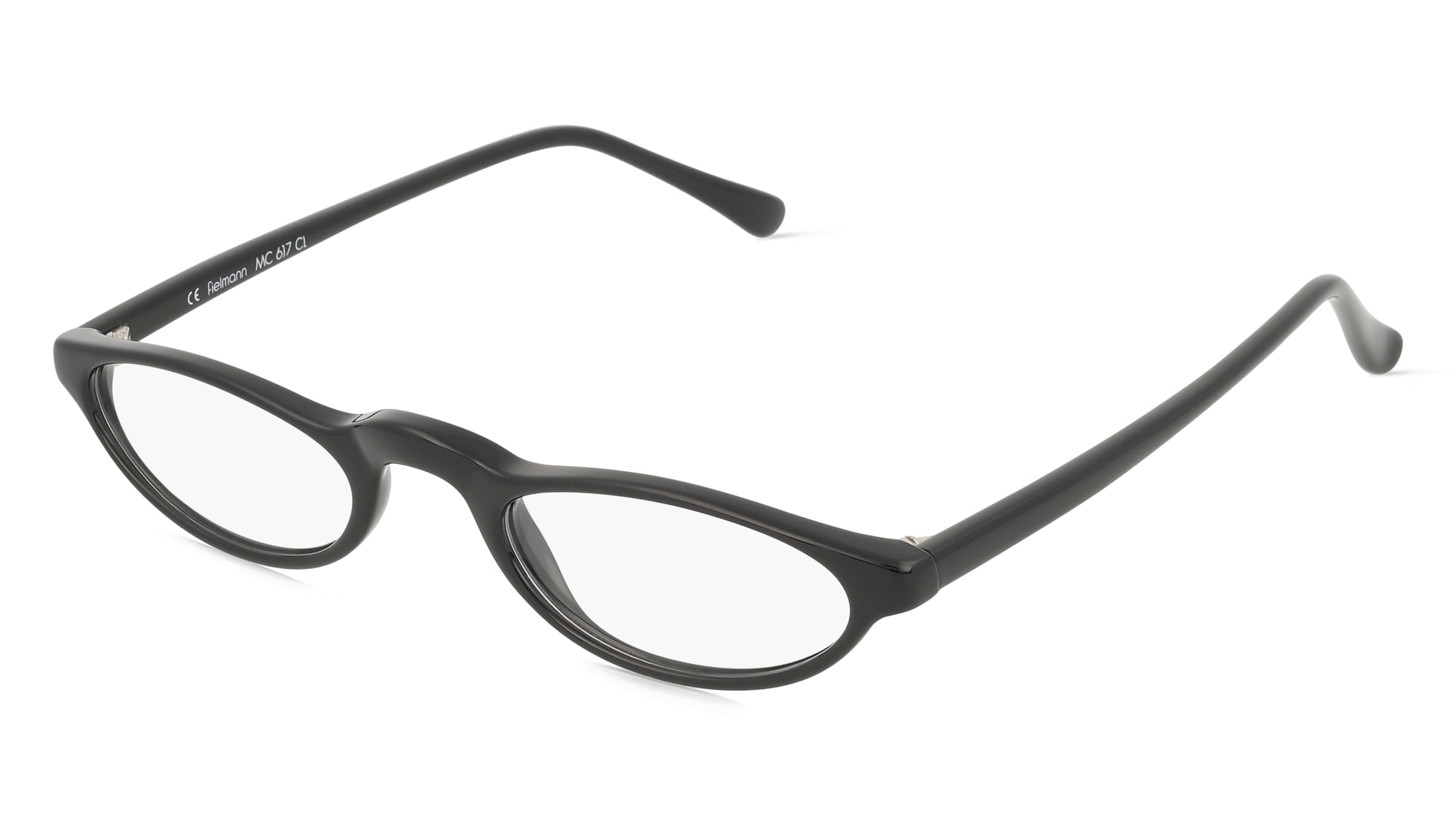 Fielmann MC 617 CL Damen-Brille inkl. Gläser Vollrand Halb Propionat-Gestell 46/21/140, Schwarz