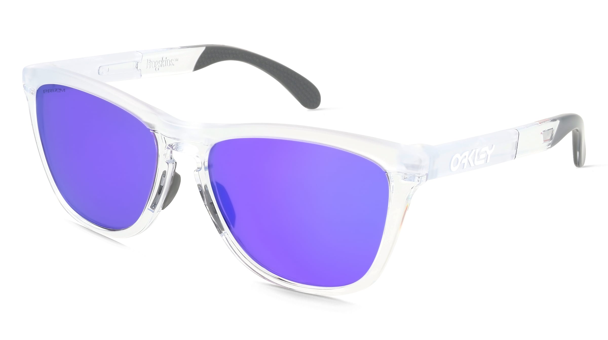 Oakley 0OO9503 FROGSKINS RANGE XL Unisex-Sonnenbrille Vollrand Rund Kunststoff-Gestell, Weiß