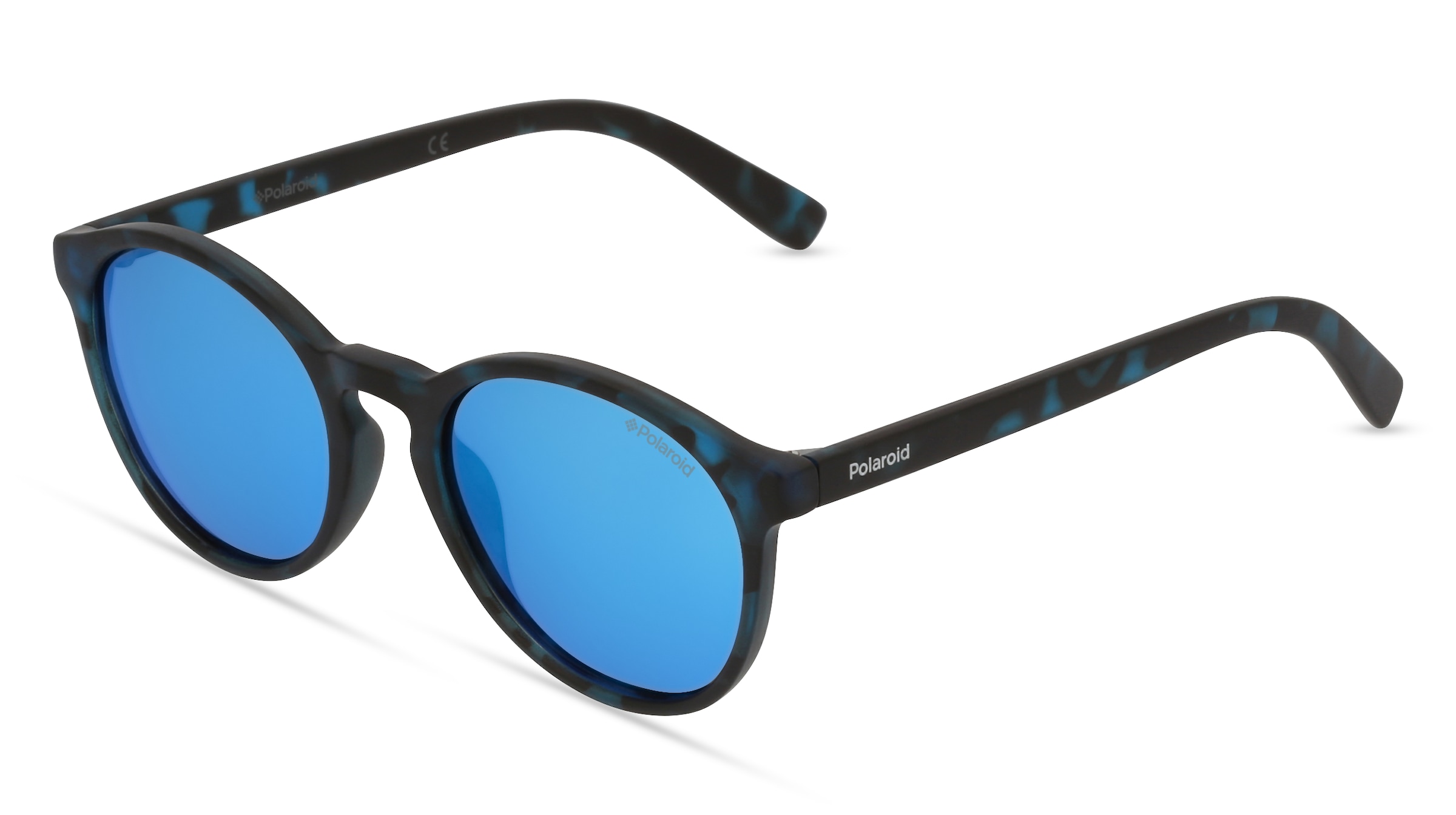 Polaroid PLD 8024/S Unisex-Sonnenbrille Vollrand Panto Acetat-Gestell, Blau