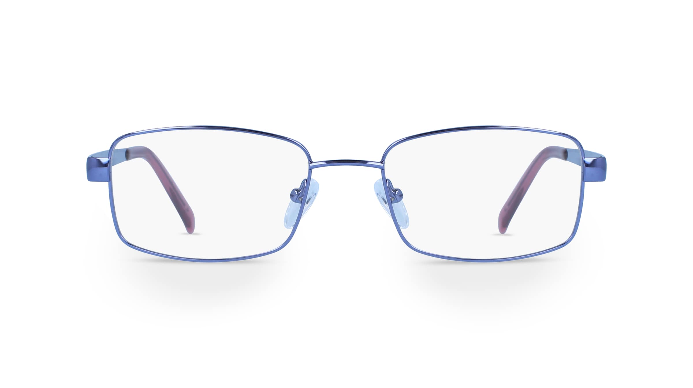 Fielmann BD 333 CL Damen-Brille inkl. Gläser Vollrand Eckig Metall-Gestell 51mm/18mm/130mm, lila