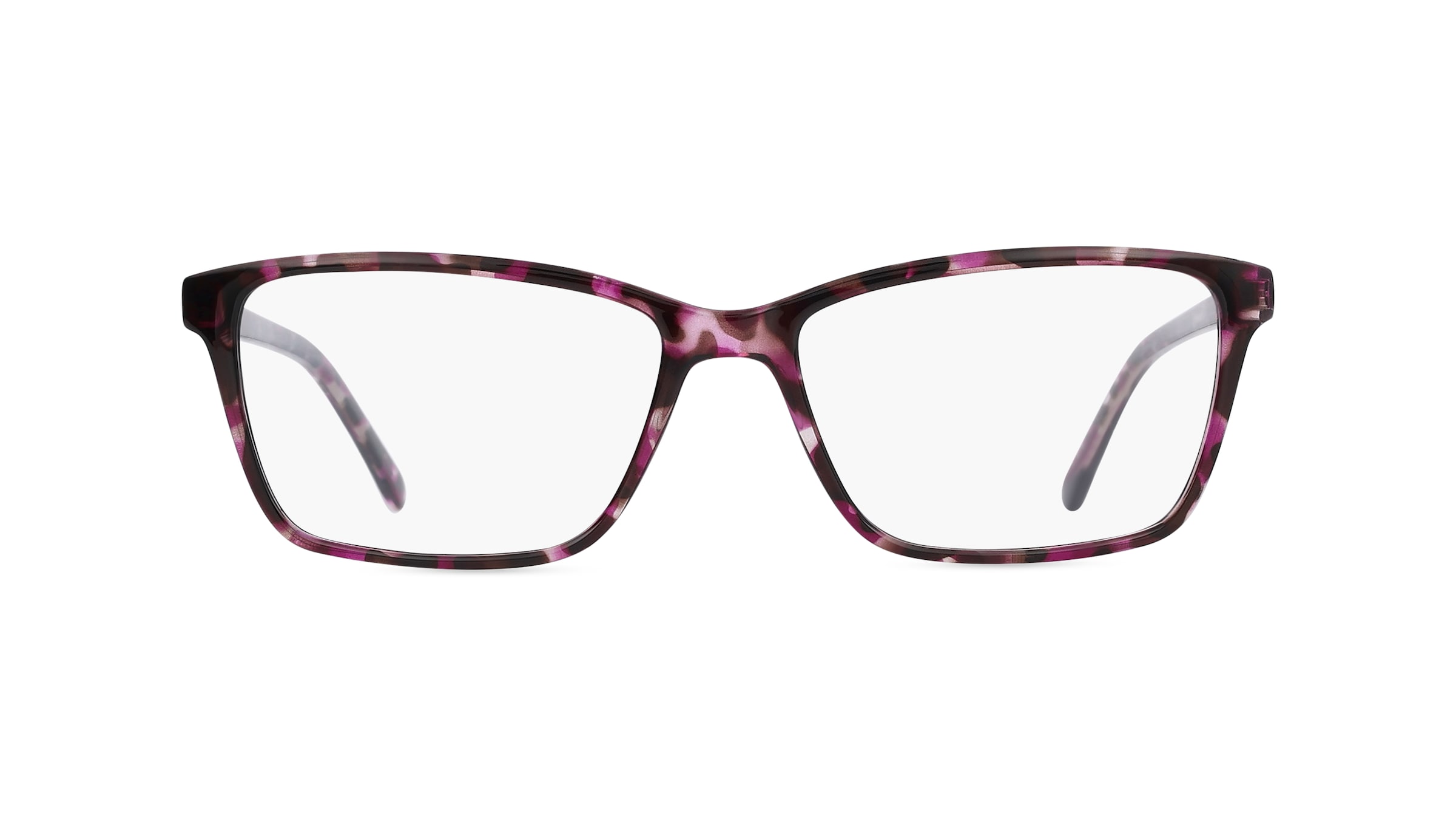 Fielmann OU 050 FLEX CL Damen-Brille inkl. Gläser Vollrand Eckig Acetat-Gestell 53mm/15mm/140mm, lila