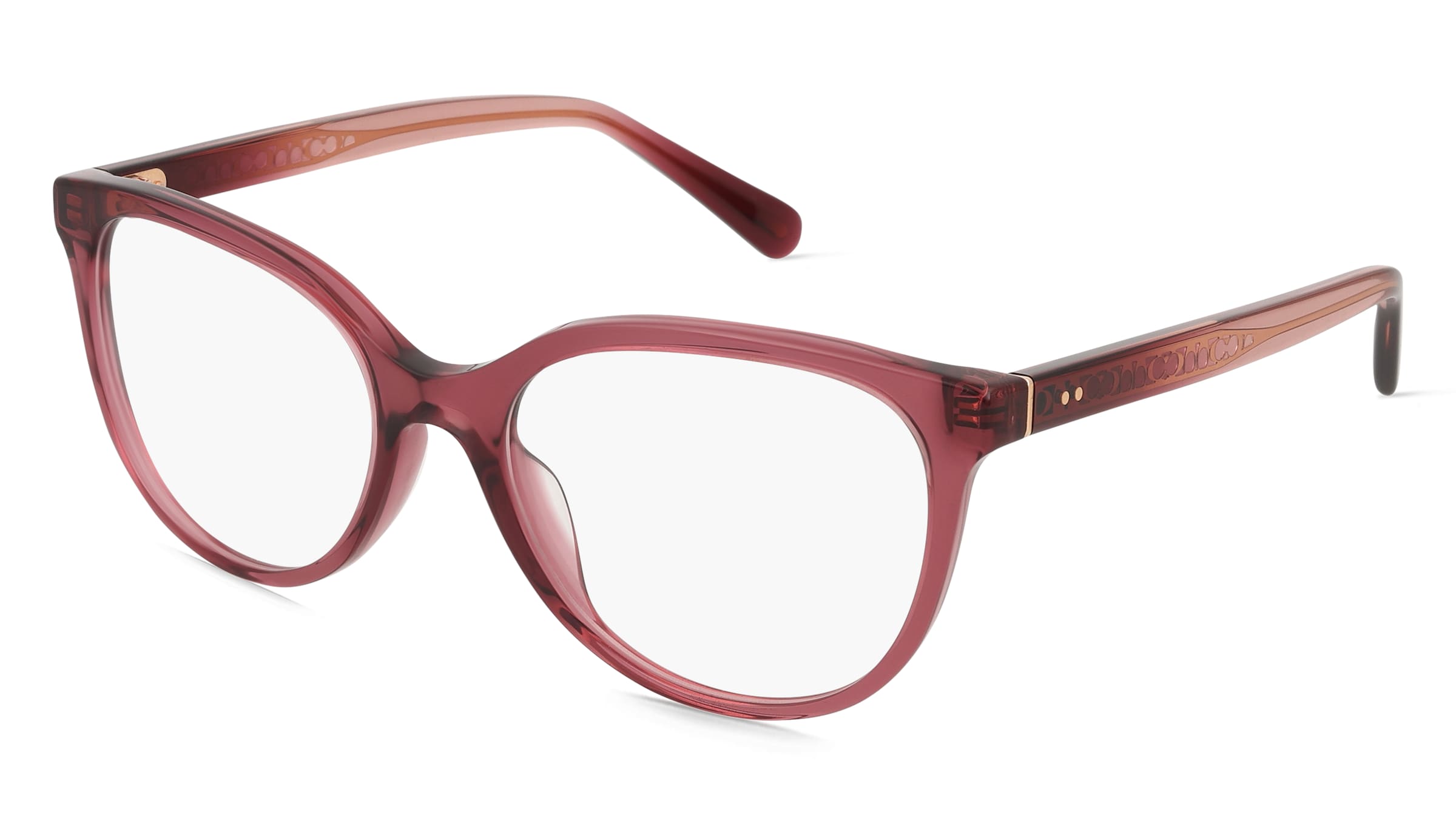Coach 0HC6236U Damen-Brille inkl. Gläser Vollrand Quadratisch Acetat-Gestell 55/18/145, Rot