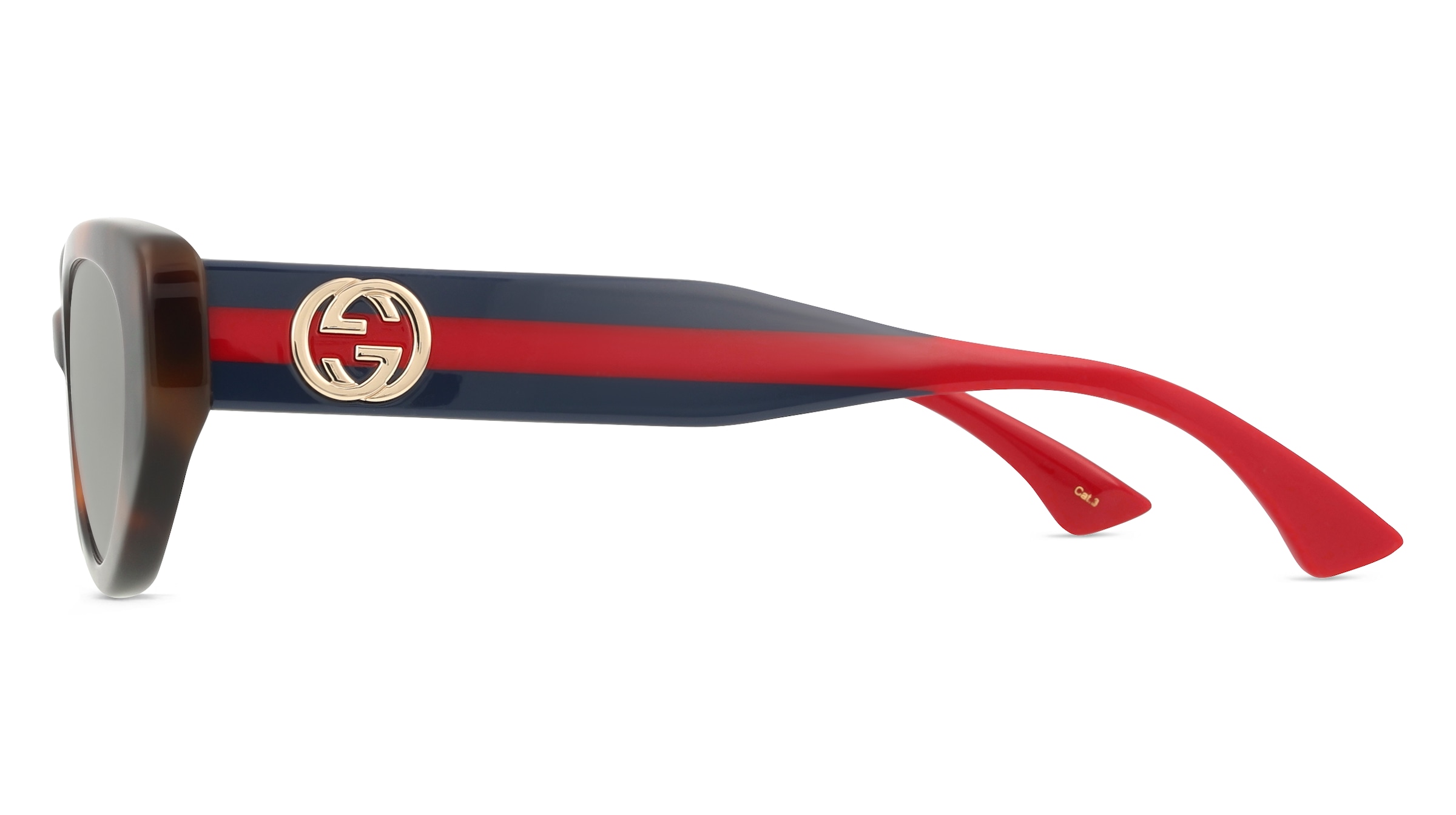 Thumbnail - Gucci GG1862S Damen-Sonnenbrille Vollrand Cateye Acetat-Gestell, blau