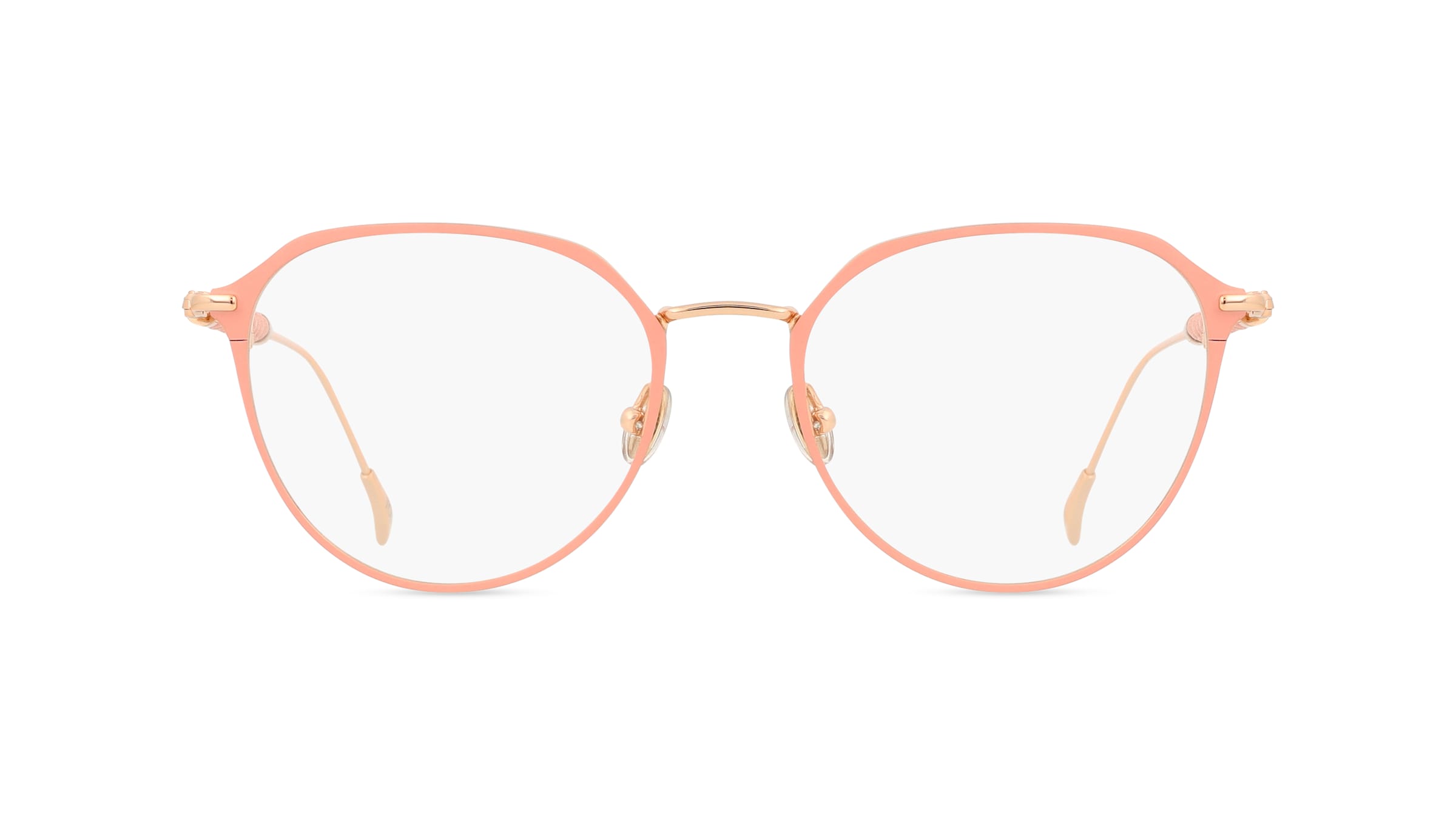 Tod's TO5246 Unisex-Brille inkl. Gläser Vollrand Rund Metall-Gestell 51mm/18mm/140mm, pink