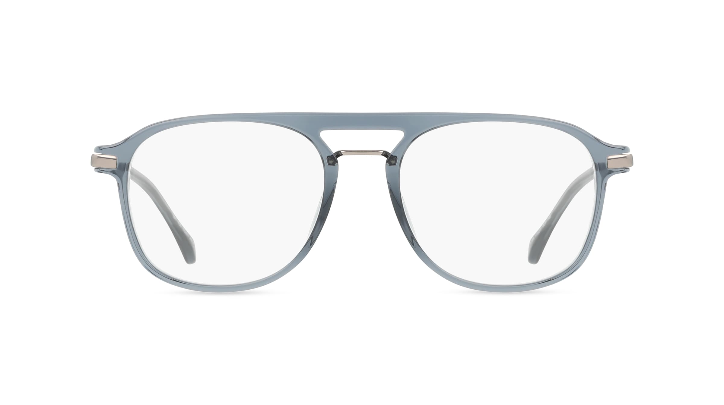 Boss  1092/IT Herren-Brille inkl. Gläser Vollrand Pilot Acetat-Gestell 52mm/18mm/145mm, blau