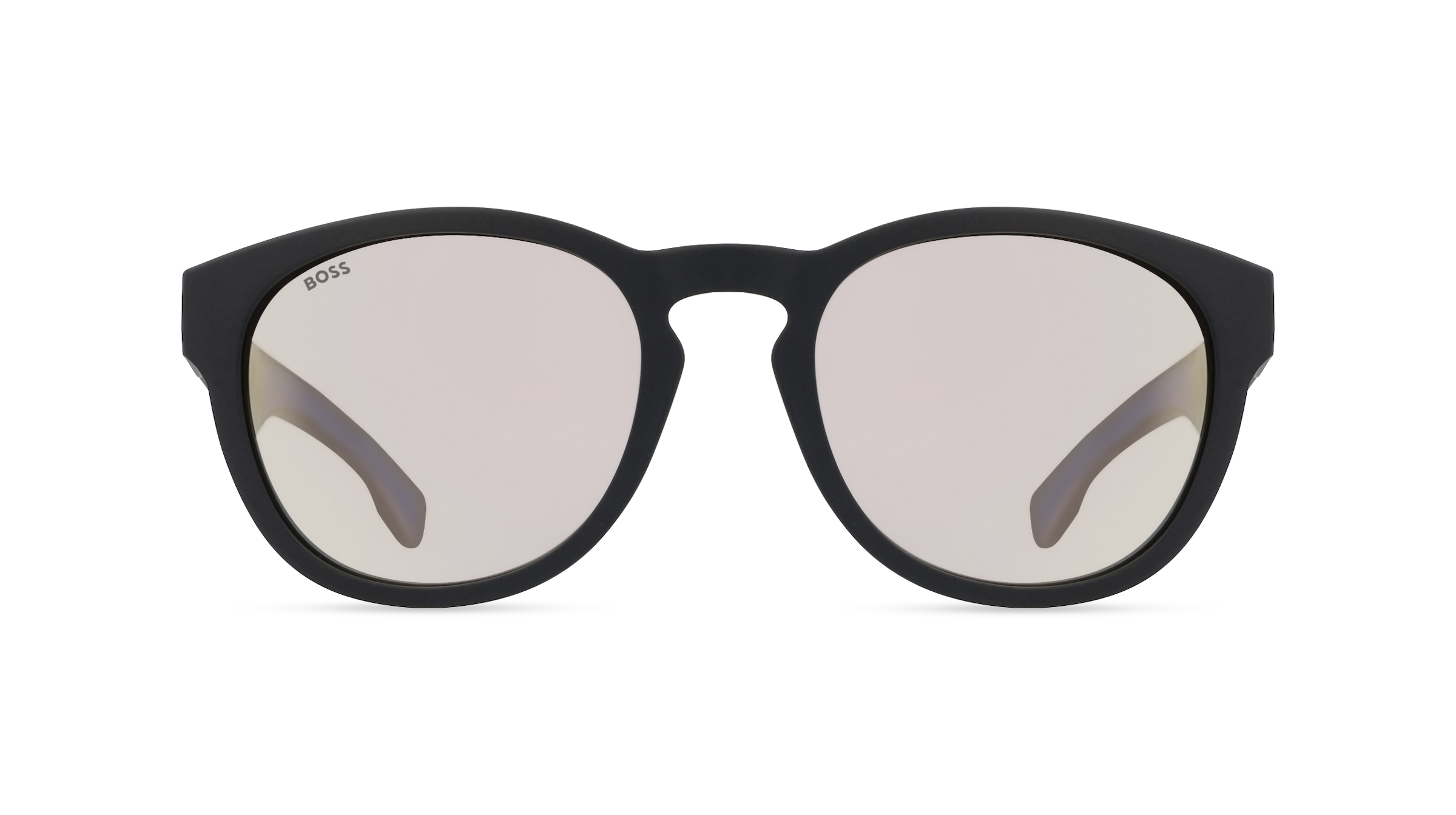 Boss 1452/S Herren-Sonnenbrille Vollrand Panto Kunststoff-Gestell, schwarz