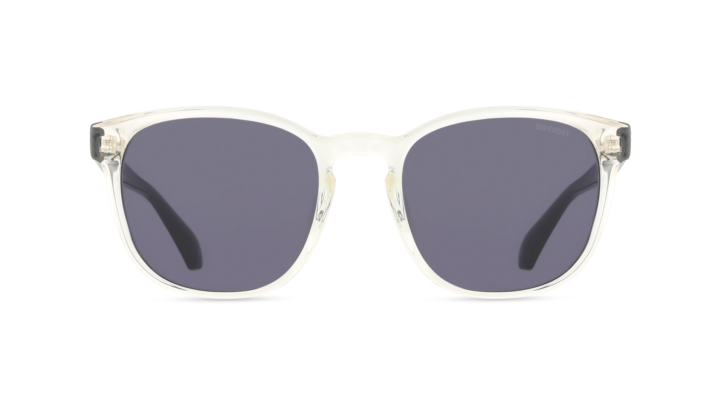 Superdry SD5038 Herren-Sonnenbrille Vollrand Eckig Kunststoff-Gestell, Transparent