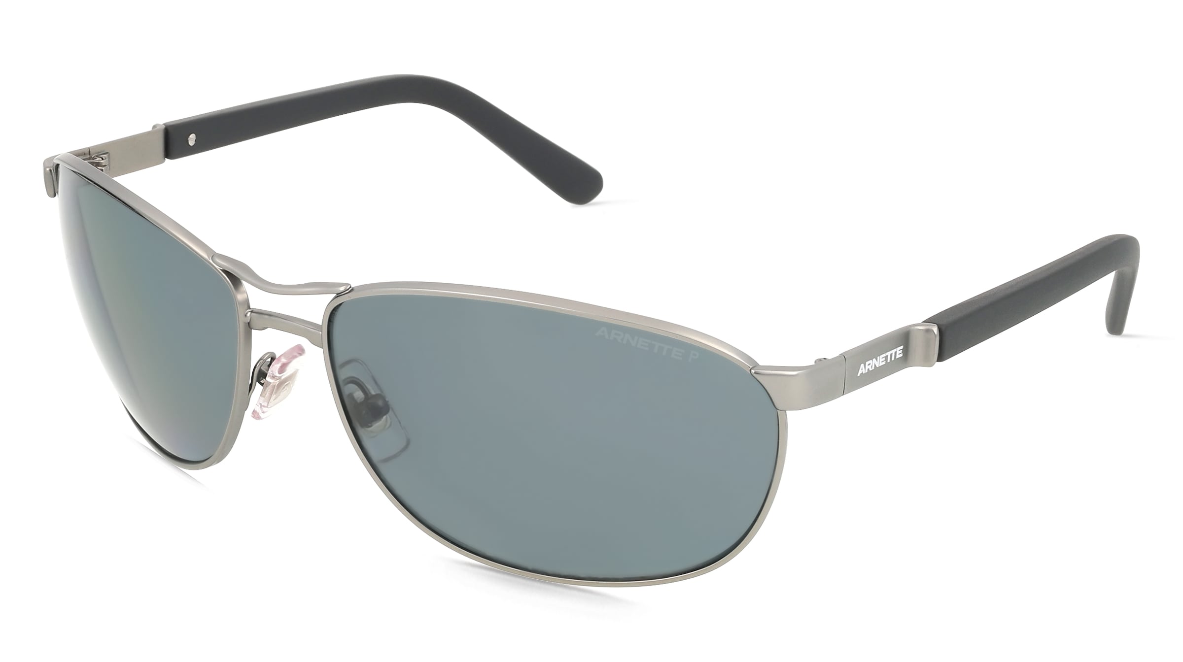 Arnette 0AN3090 BELGRANO Herren-Sonnenbrille Vollrand Oval Metall-Gestell, Grau