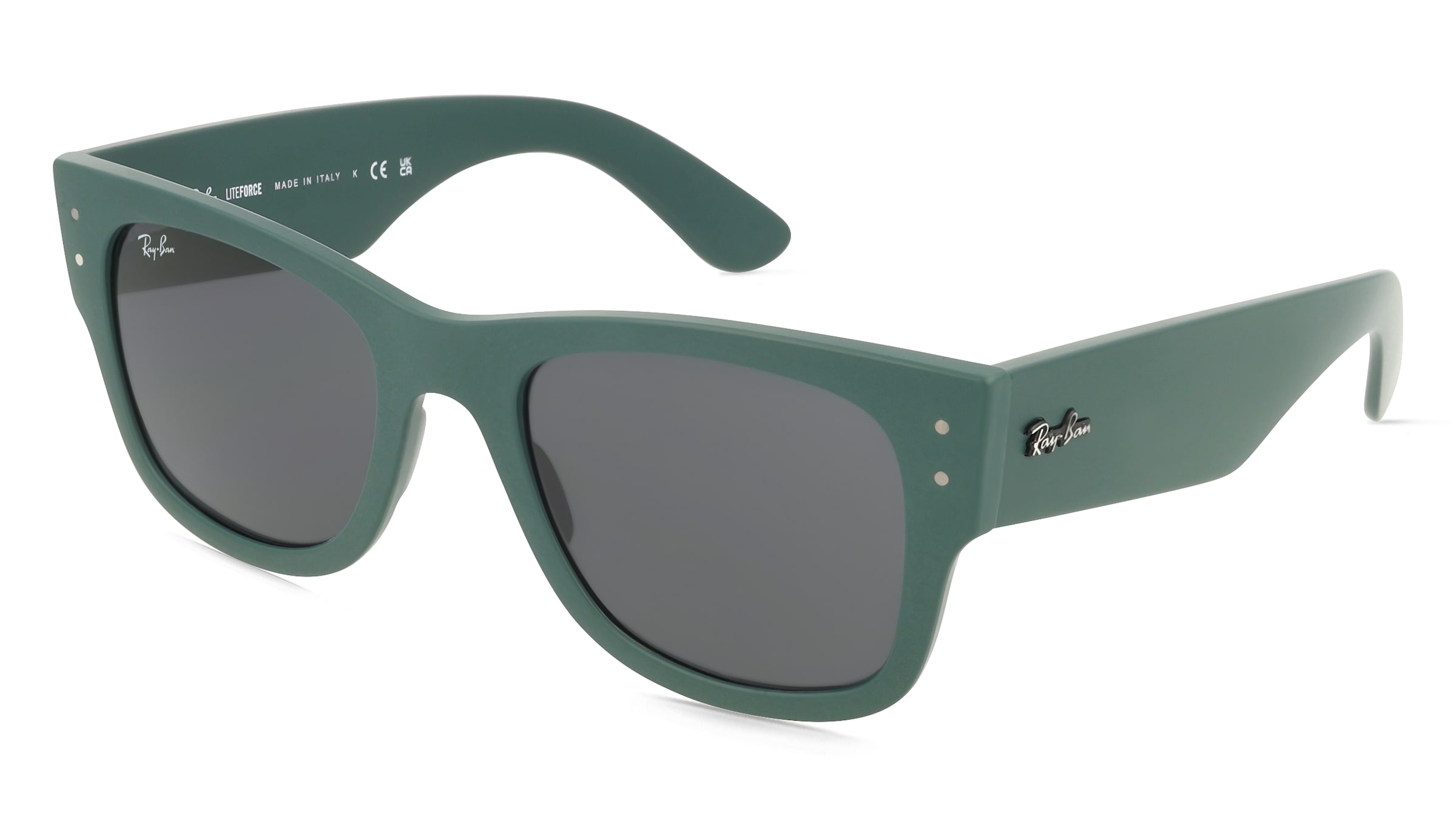 Ray-Ban RB4840S Unisex-Sonnenbrille Vollrand Quadratisch Kunststoff-Gestell, Grün