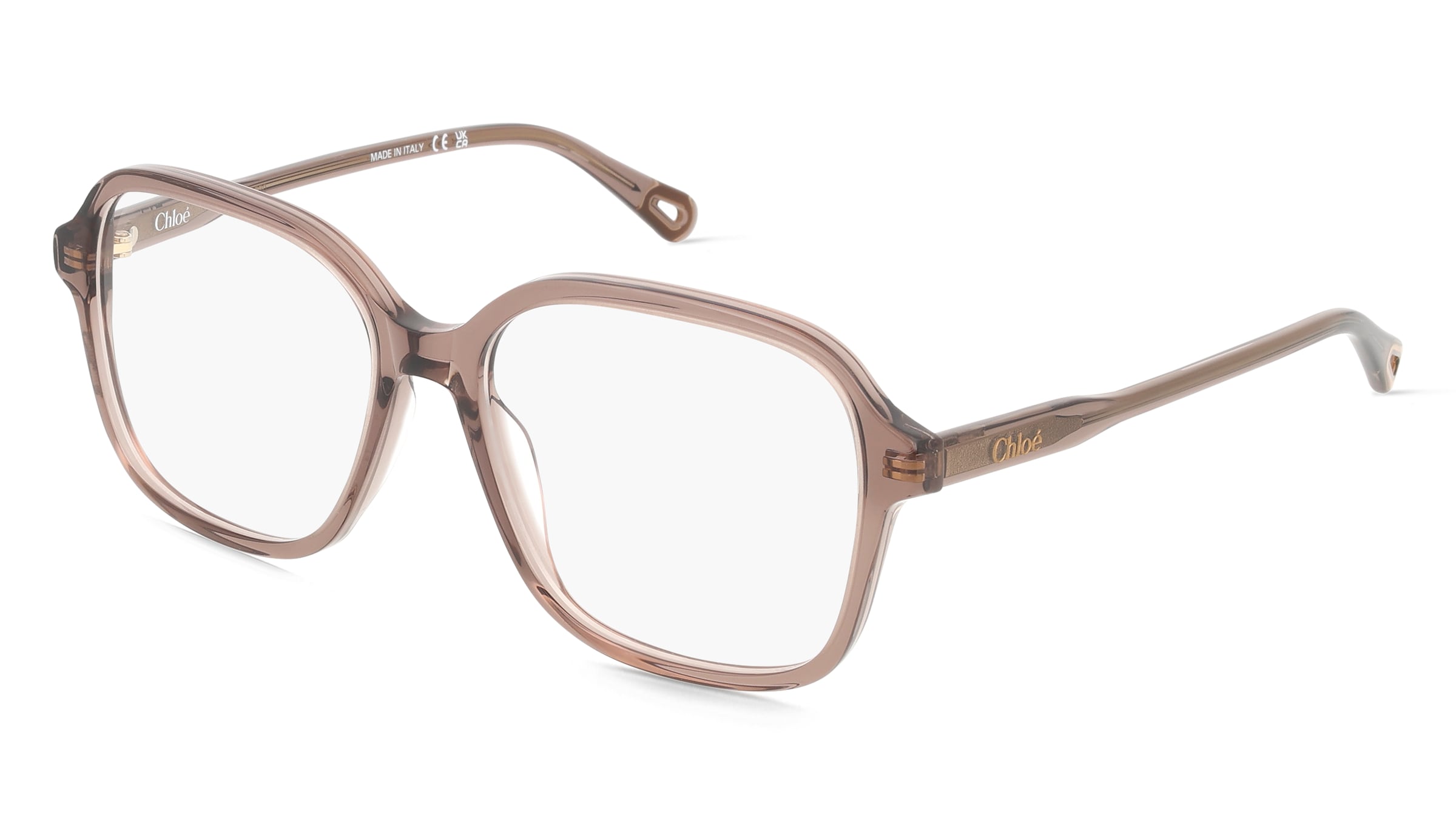 Chloé CH0313O Damen-Brille inkl. Gläser Vollrand Eckig Acetat-Gestell 54/16/140, Grau