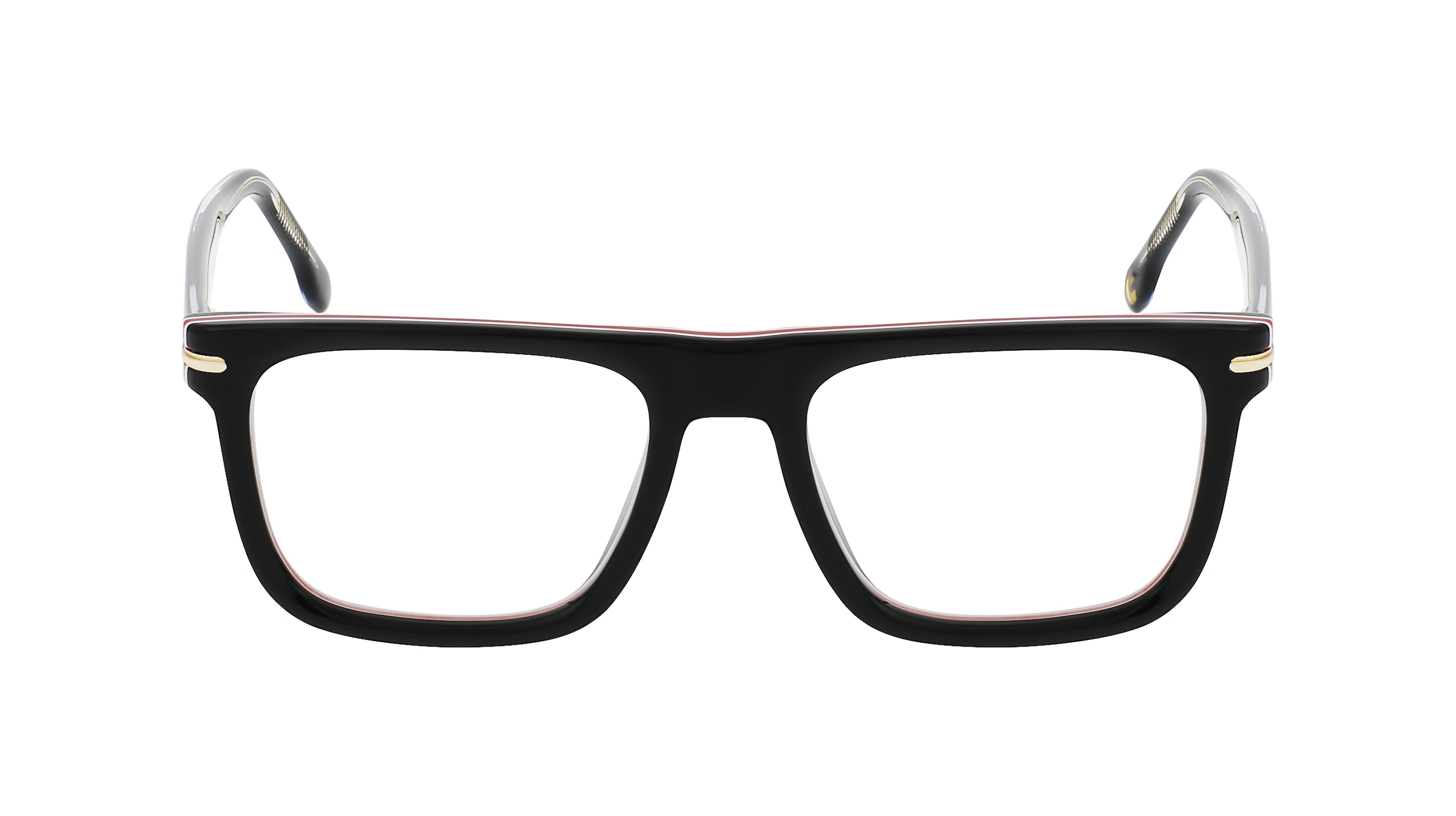 Carrera 312 Herren-Brille inkl. Gläser Vollrand Rund Metall-Gestell 54/19/150, schwarz