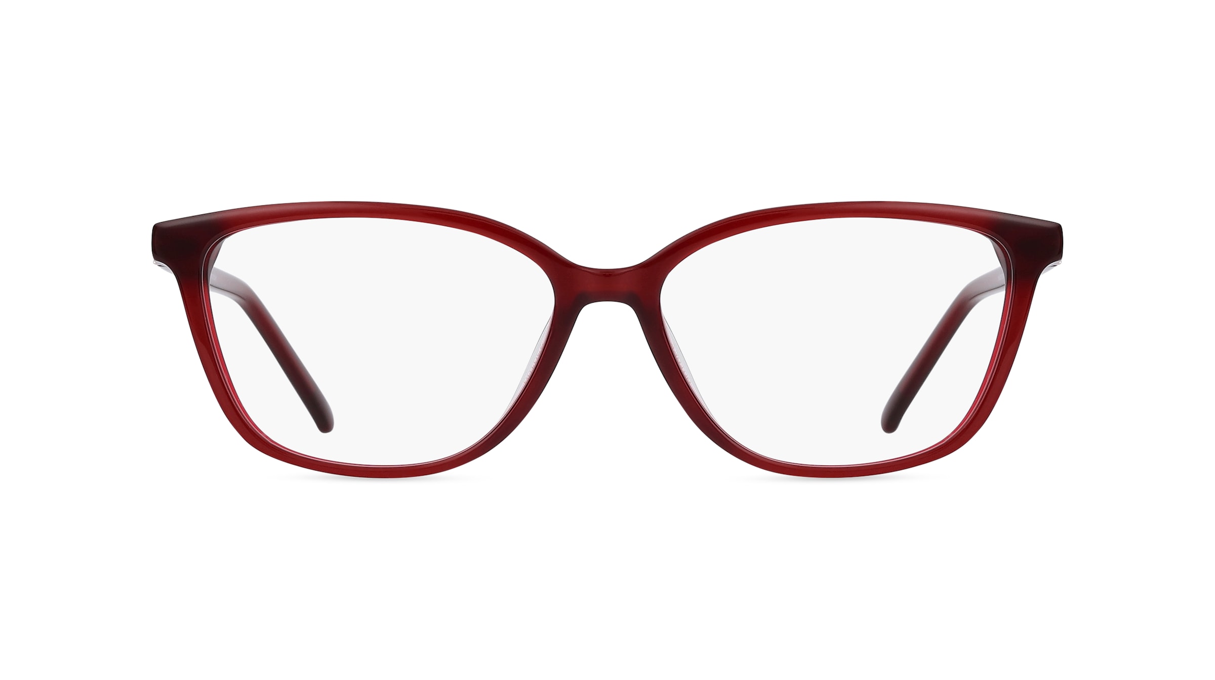 Fielmann 2211 CL Damen-Brille inkl. Gläser Vollrand Butterfly Acetat-Gestell 55mm/15mm/140mm, rot