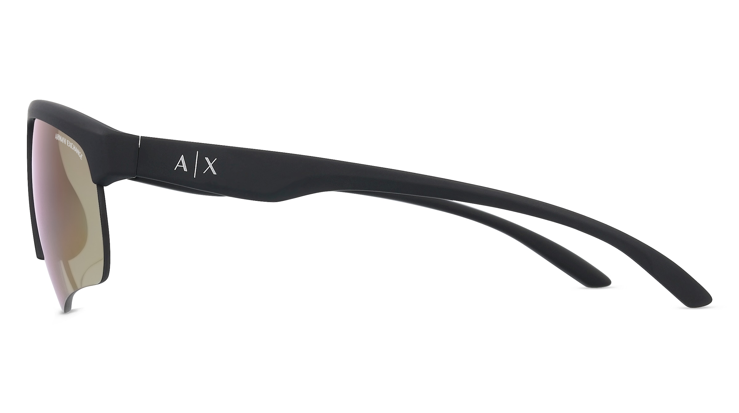 Thumbnail - Armani Exchange AX4123S Herren-Sonnenbrille Halbrand Quadratisch Acetat-Gestell, schwarz