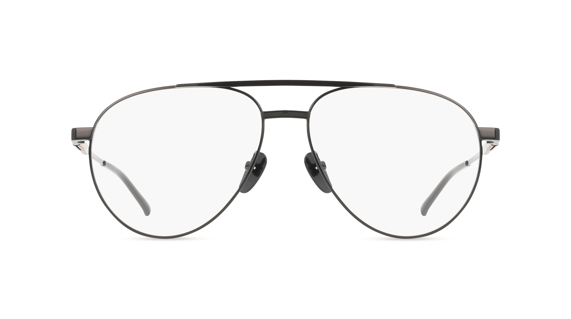 Gucci GG1679O Herren-Brille inkl. Gläser Vollrand Pilot Metall-Gestell 56mm/15mm/145mm, schwarz